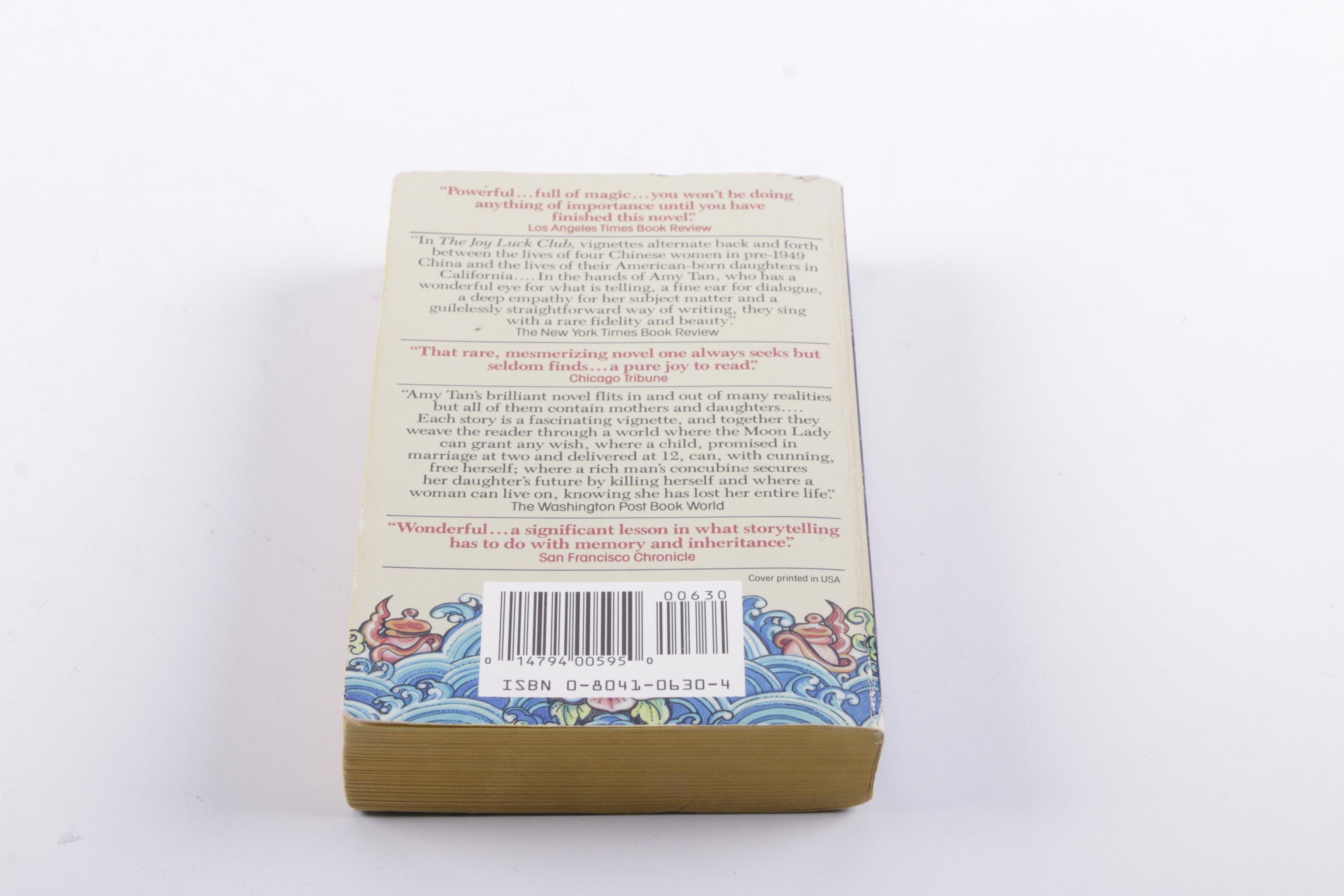 Signed "The Joy Luck Club" by Amy Tan