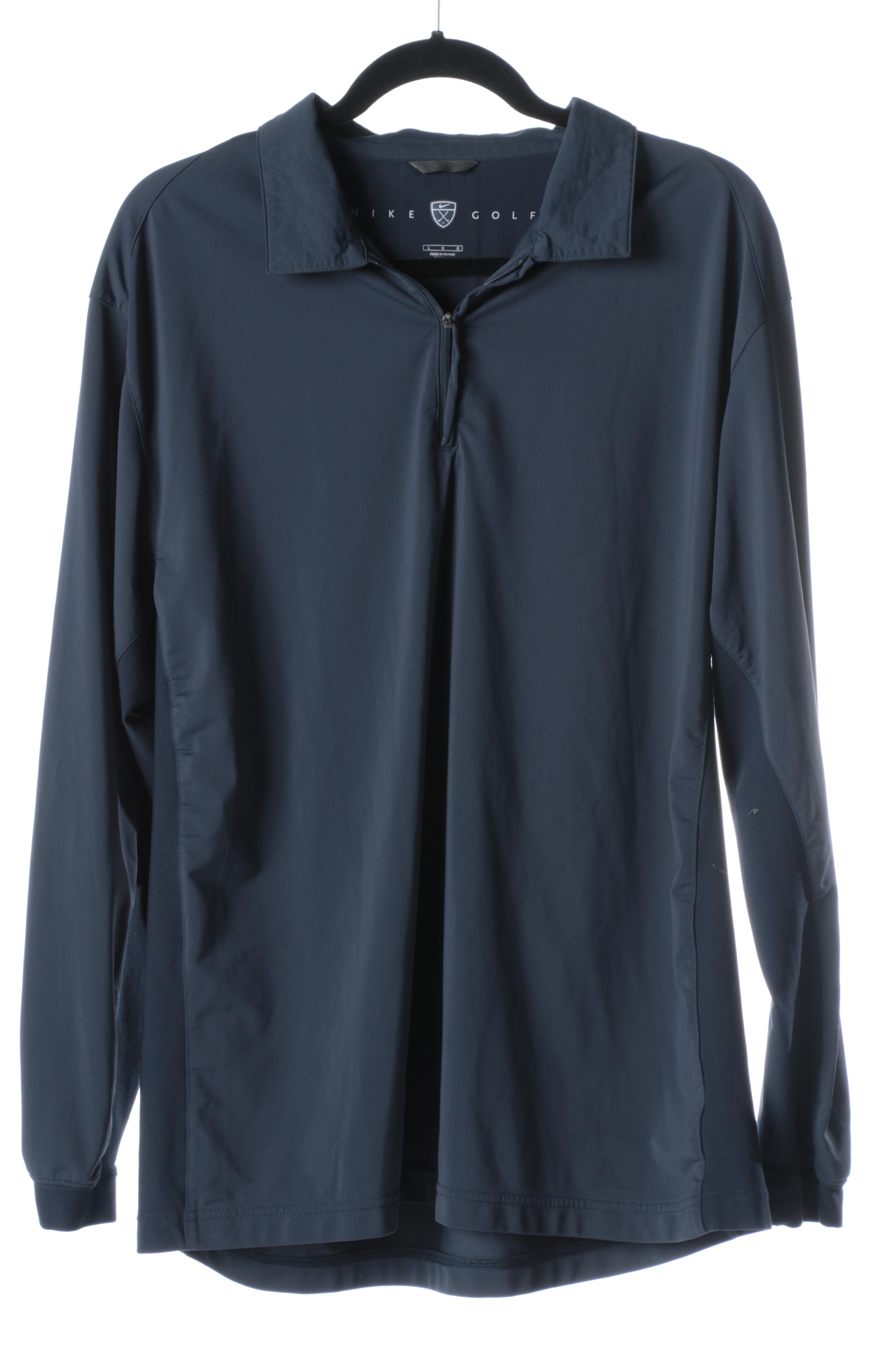 Men's Three-Quarter Zip Pull-Overs and Trench Coat