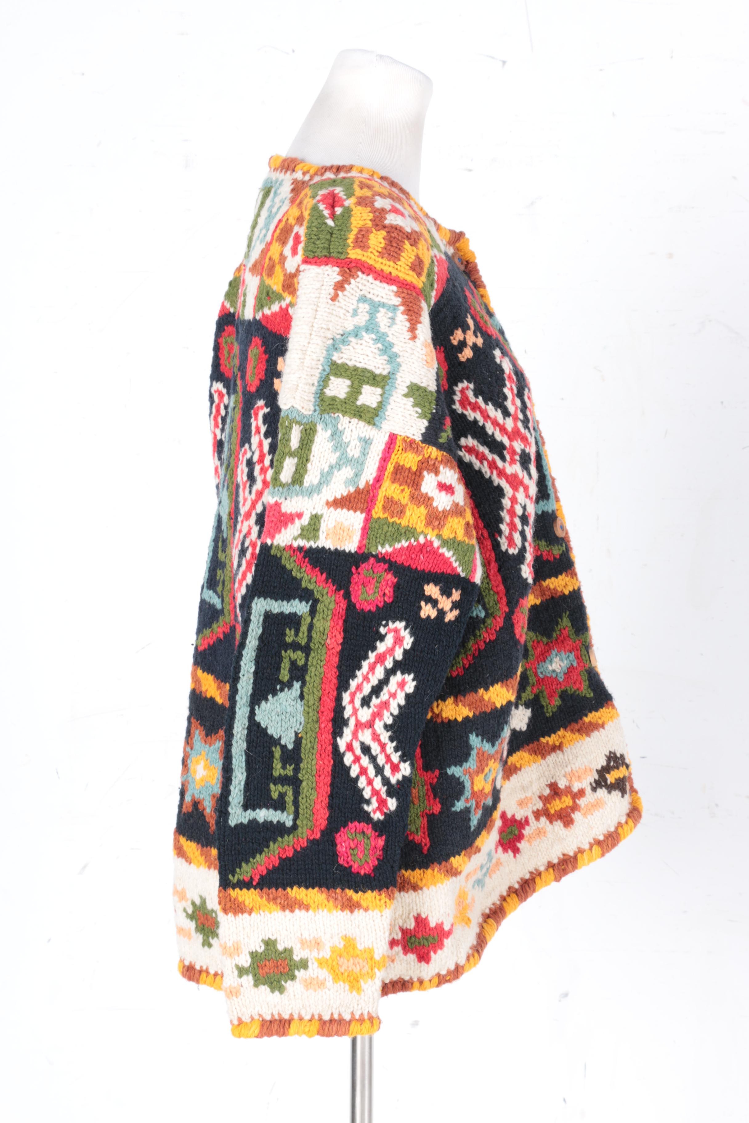 Women's Knit Cardigan from Nepal