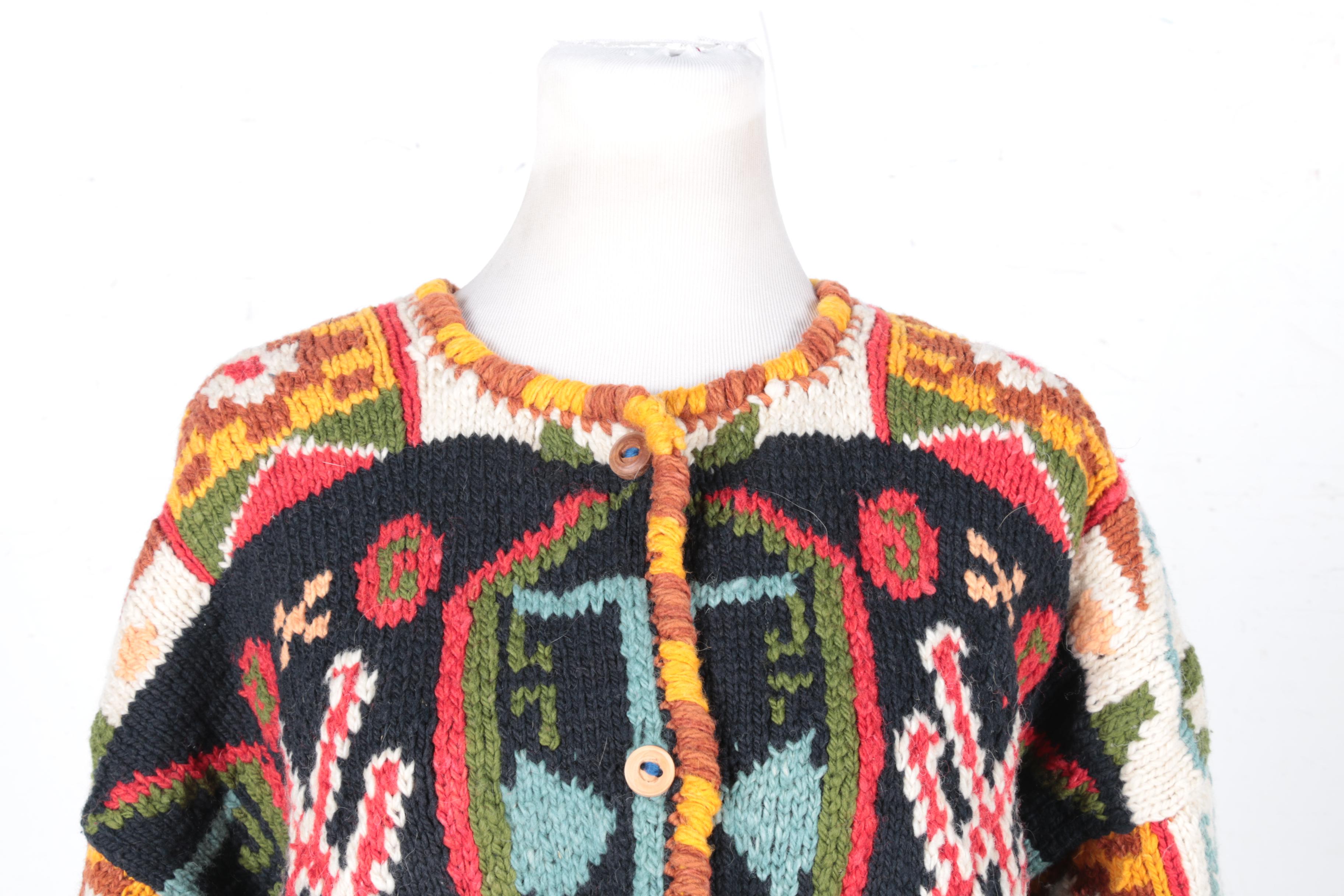Women's Knit Cardigan from Nepal