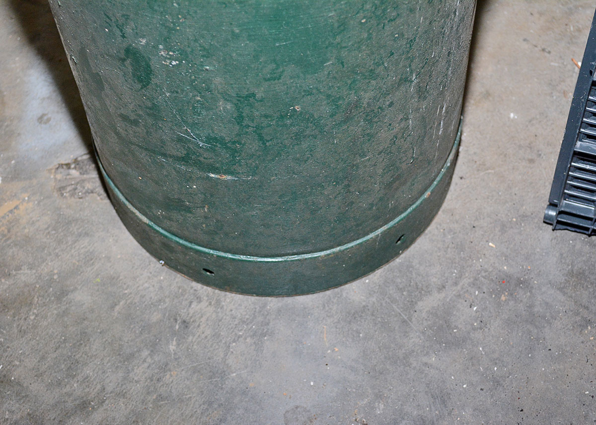 Vintage Milk Can Tractor Seat Stool