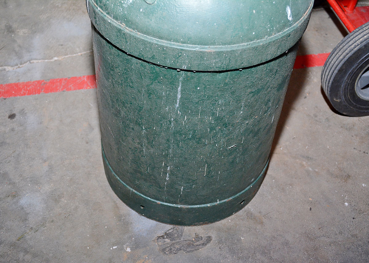 Vintage Milk Can Tractor Seat Stool