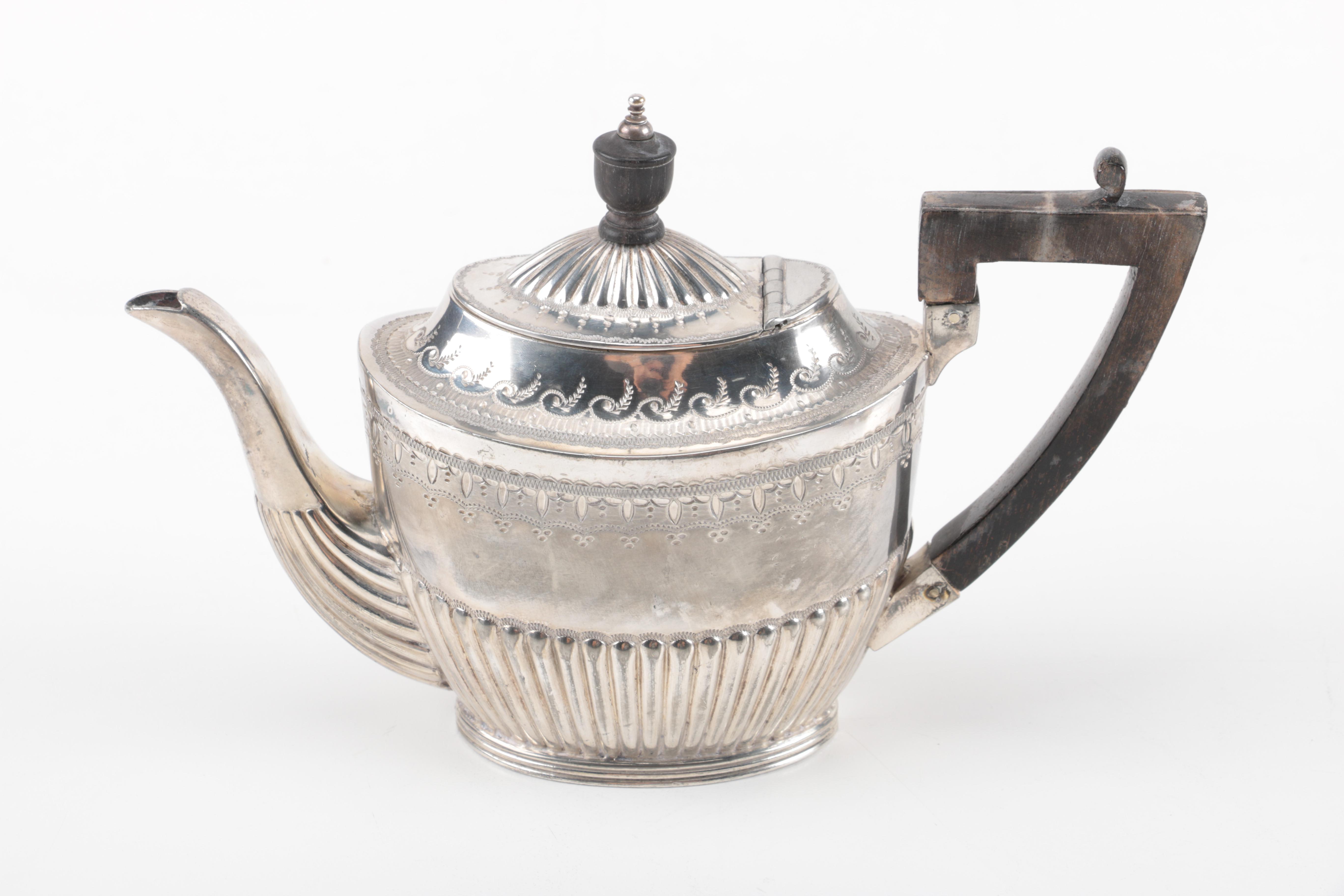 Late 19th Century Sheffield Lee & Co. Silver Plate Teaware