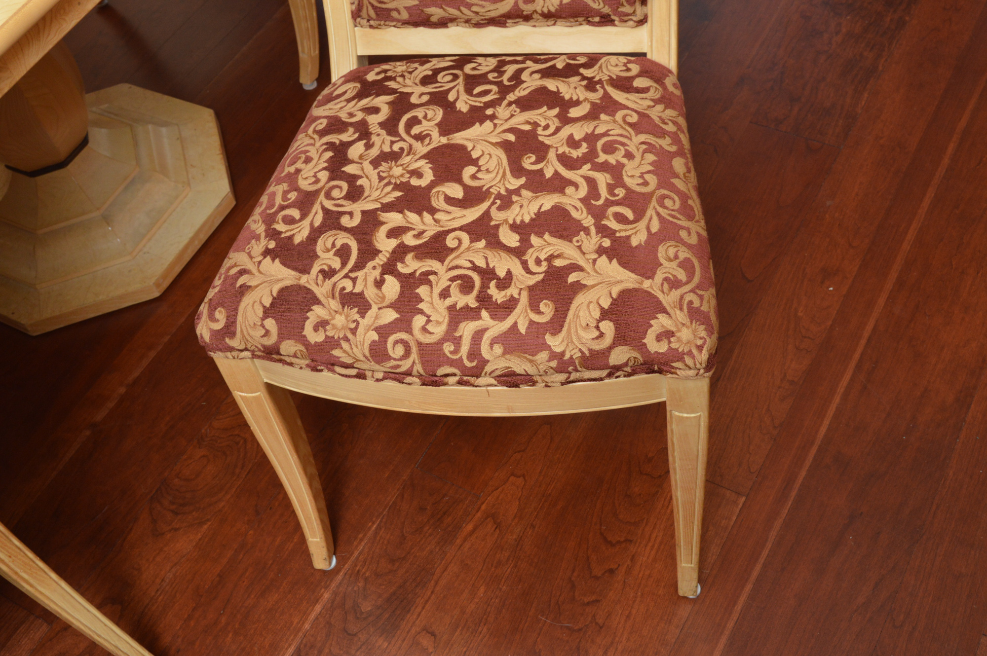 Neoclassical Inspired Dining Table With Eight Chairs by Henredon