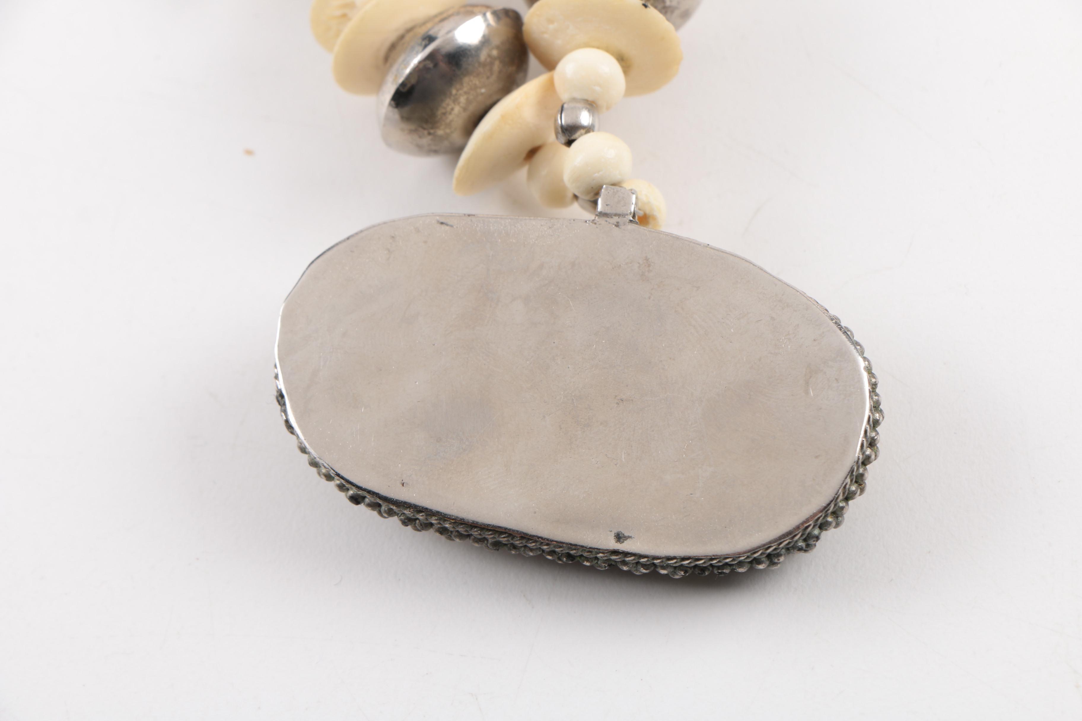 Vintage Jewelry Including Carved Bone