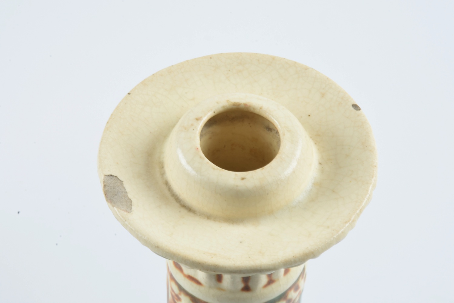 Roseville "Donatello" Candlesticks