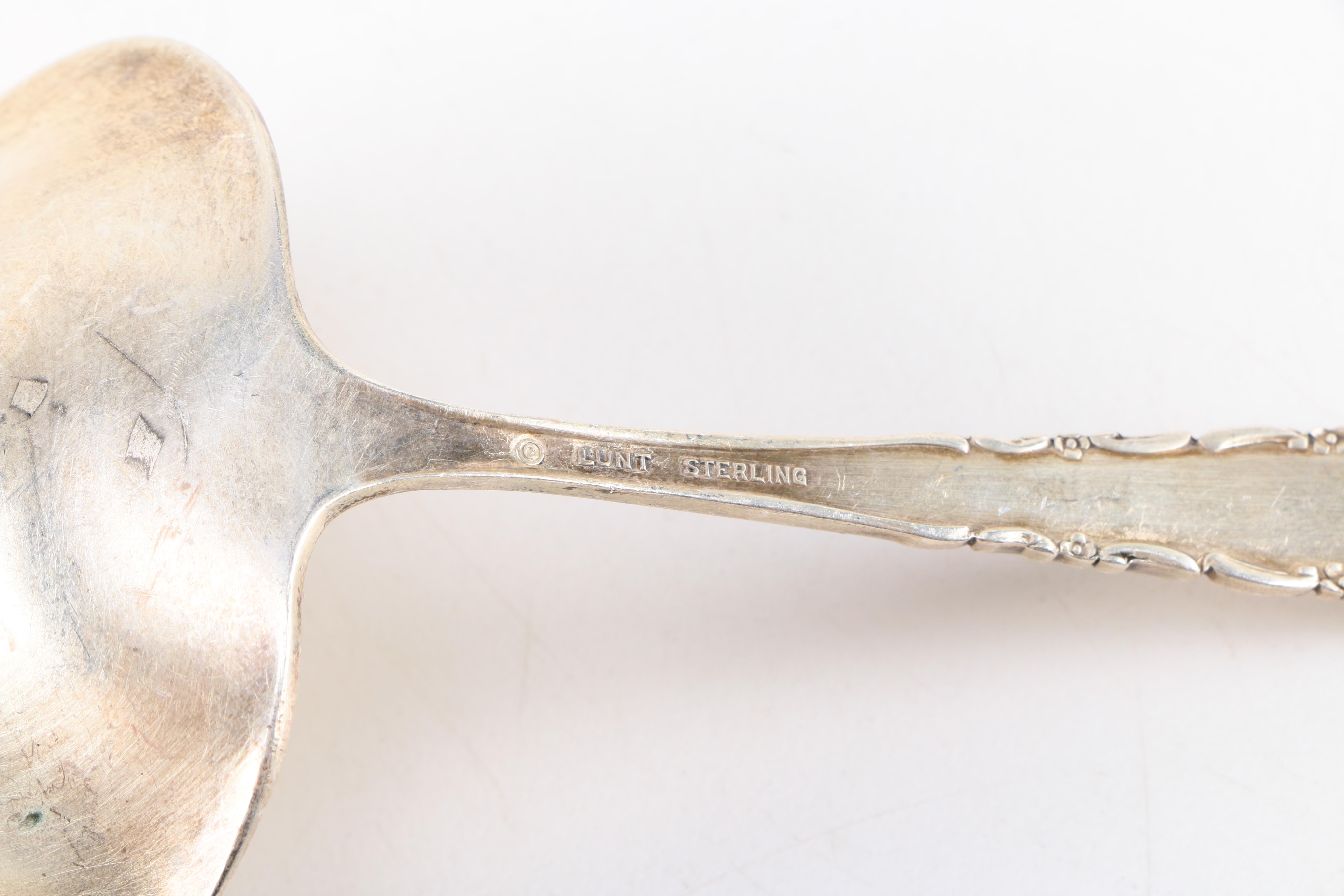 Three Sterling Utensils, Lunt and Others