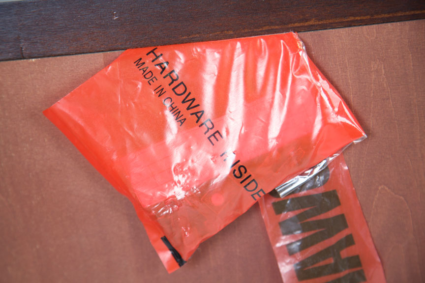 Wooden TV Chest with Glass Doors