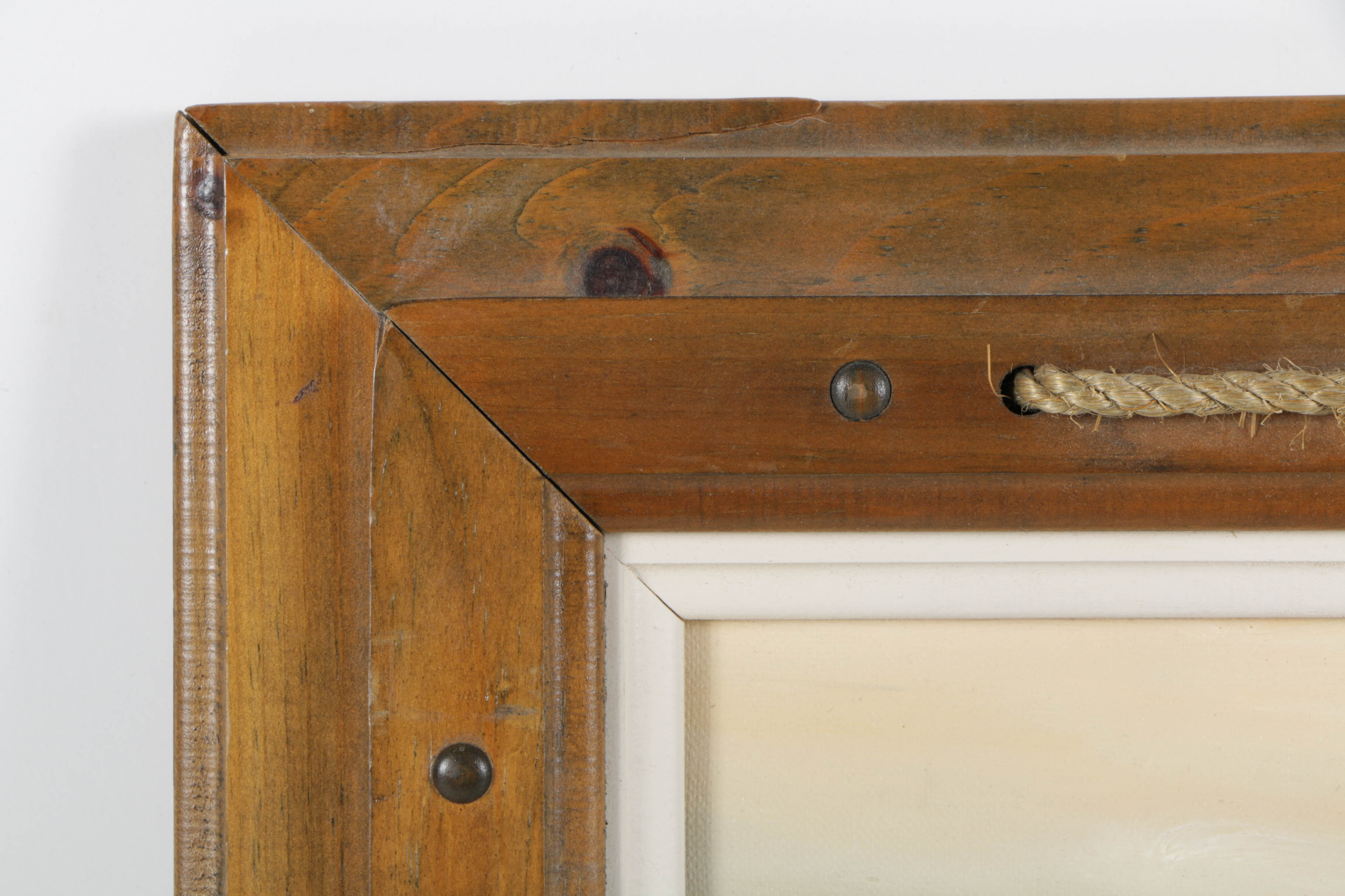 J. Williams Oil Painting on Canvas Rocky Seascape