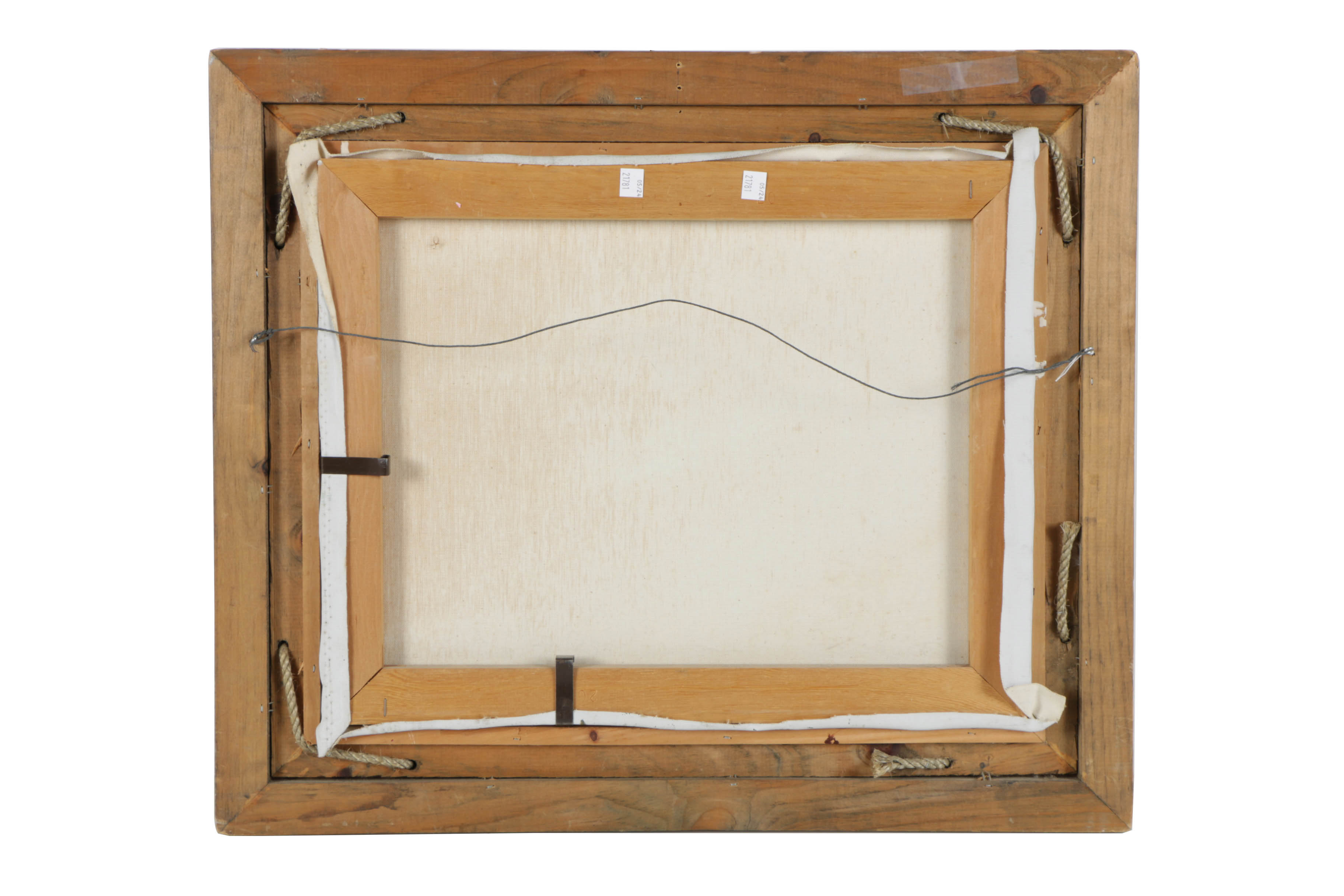 J. Williams Oil Painting on Canvas Rocky Seascape