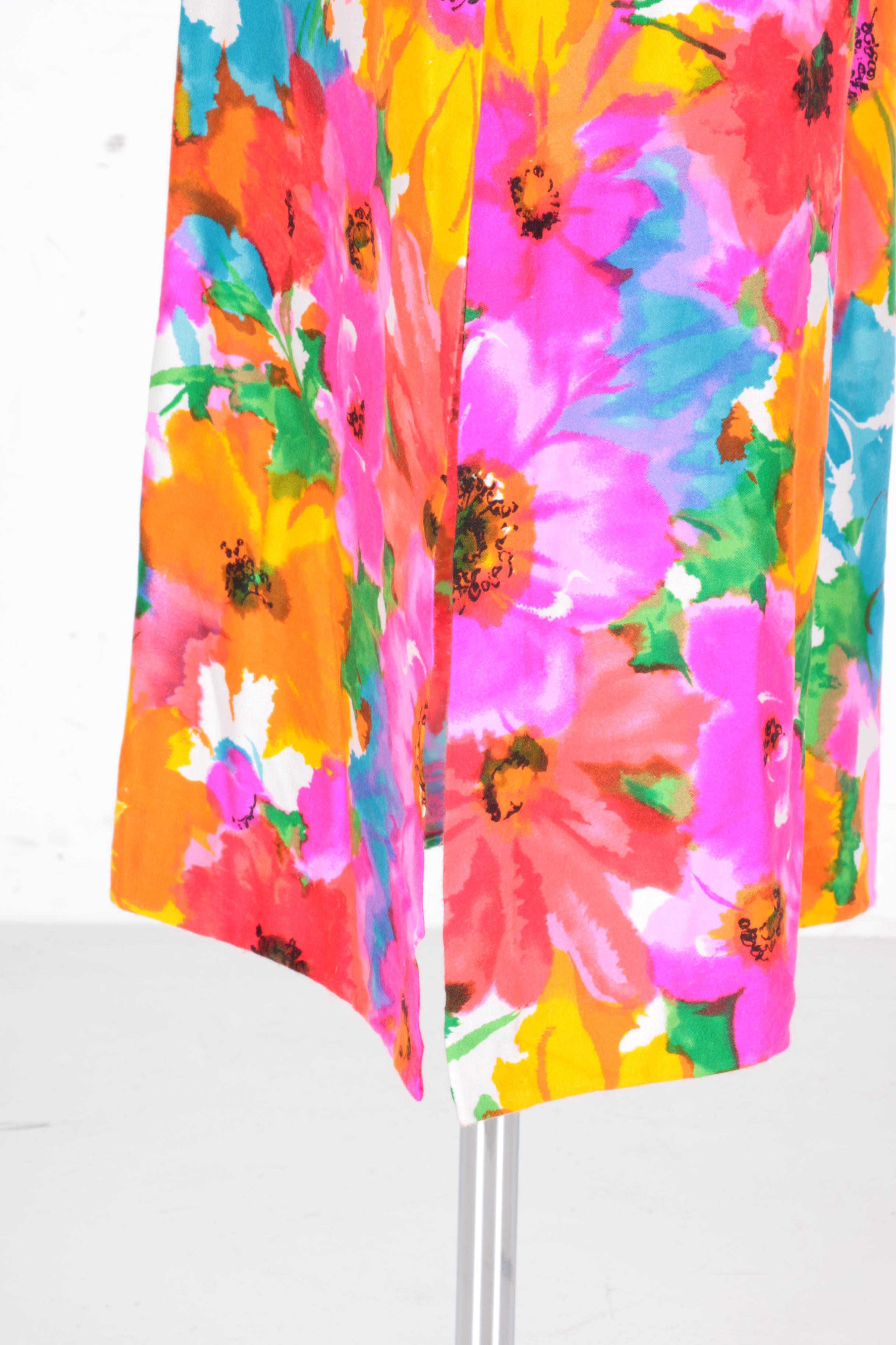 Vintage Floral Maxi Dress