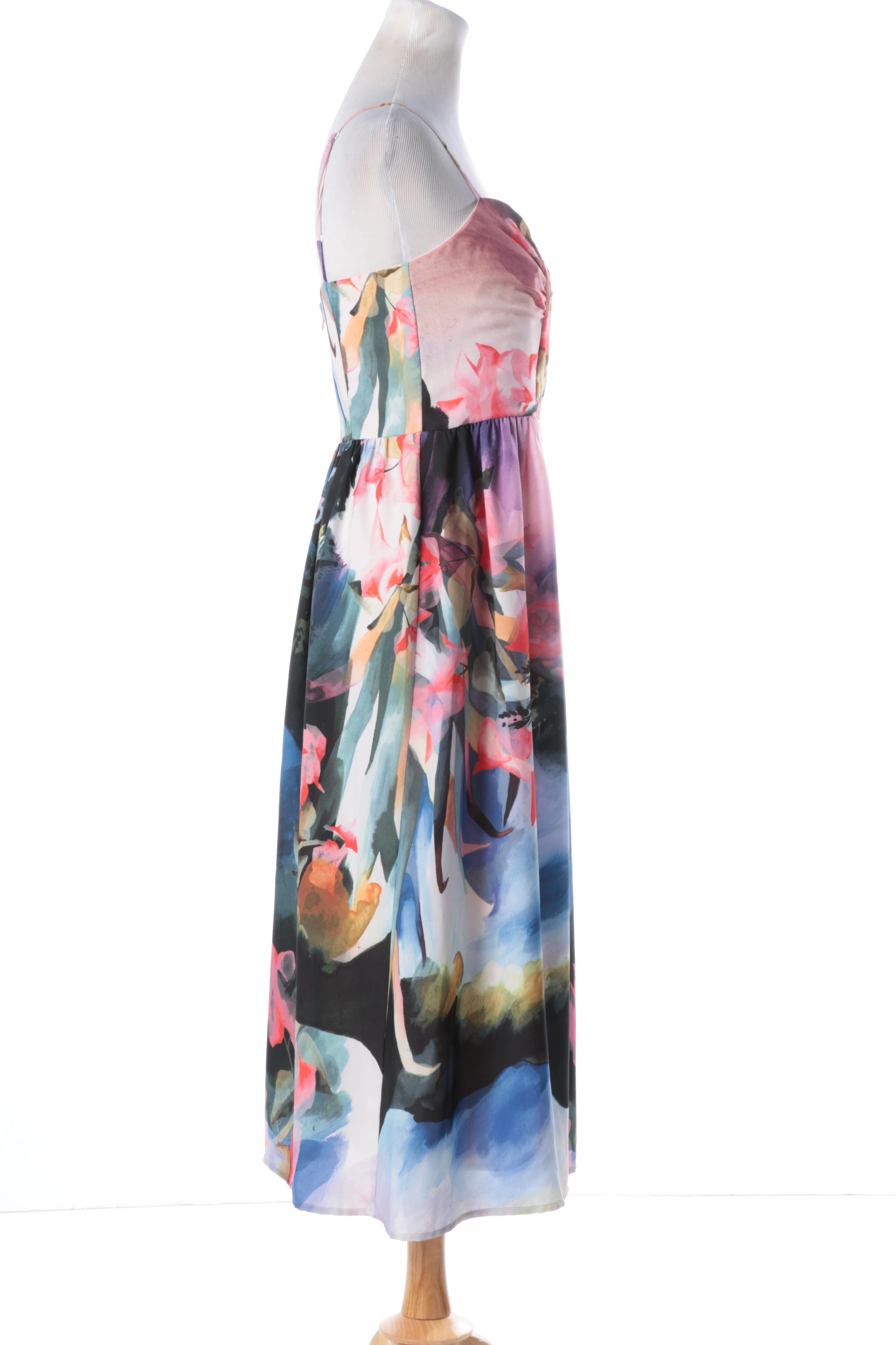 Corey Lynn Calter Tropical Print Dress