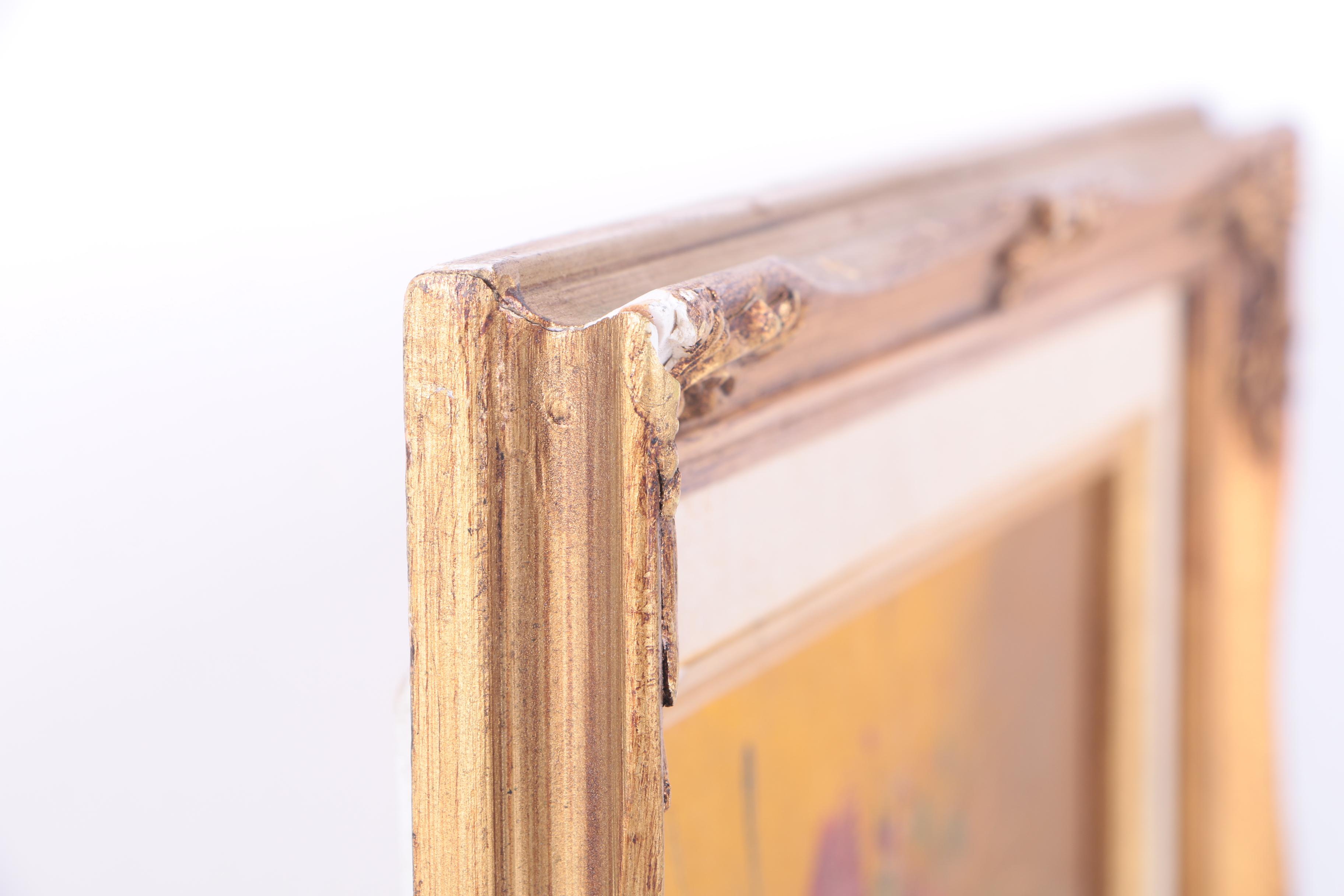 K. Rossy Oil Painting on Canvas of a Floral Still Life