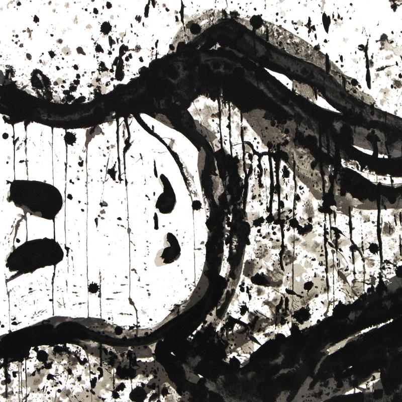 Tom Everhart Limited Edition Hand Pulled Lithograph "Watchdog 3 O'Clock"