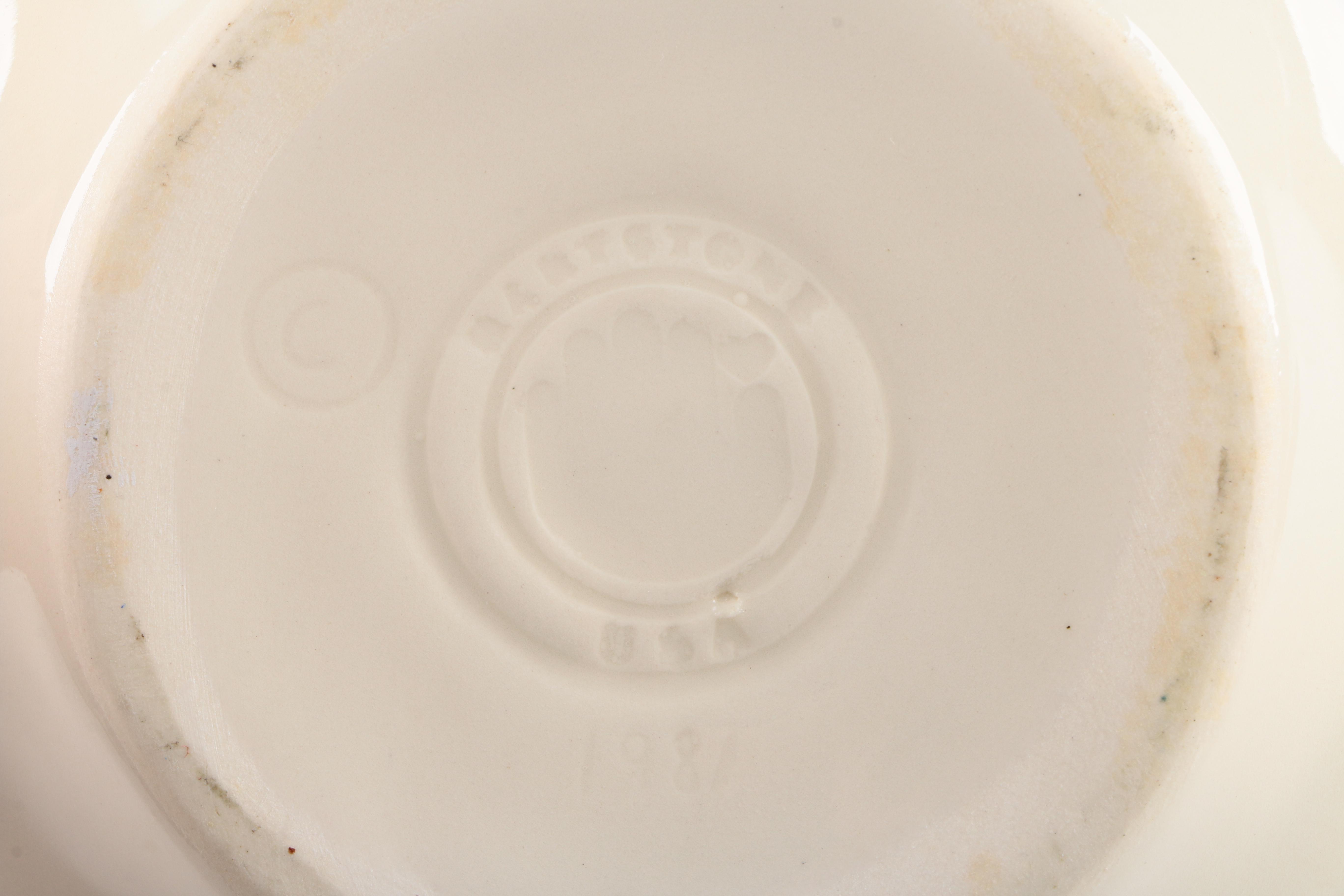 Hartstone "Farmers Market" Serveware and Fitz and Floyd "Herb Garden" Pitcher