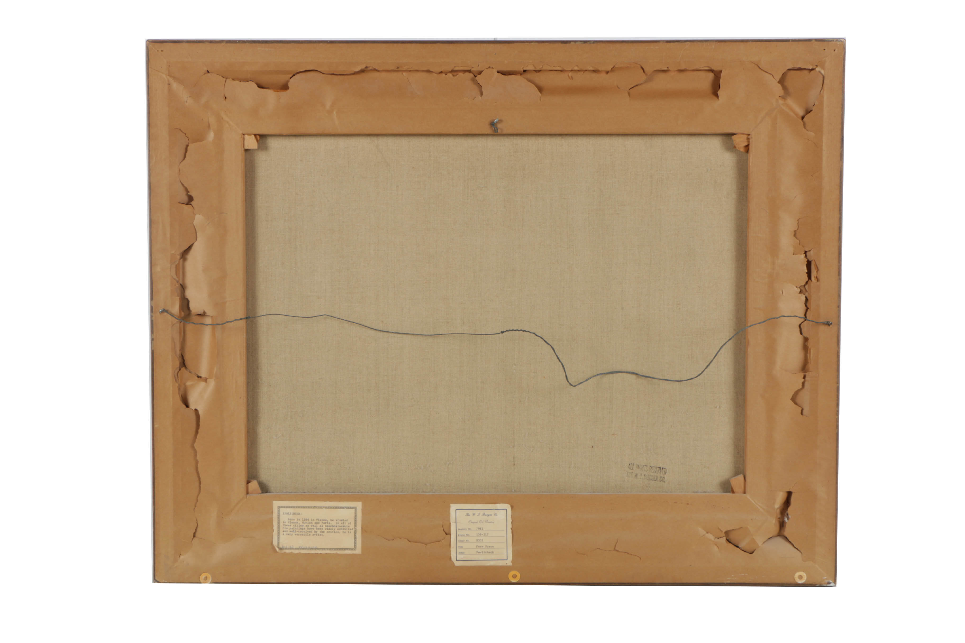 Hans Pawlitschek Oil Painting on Canvas Countryside Landscape