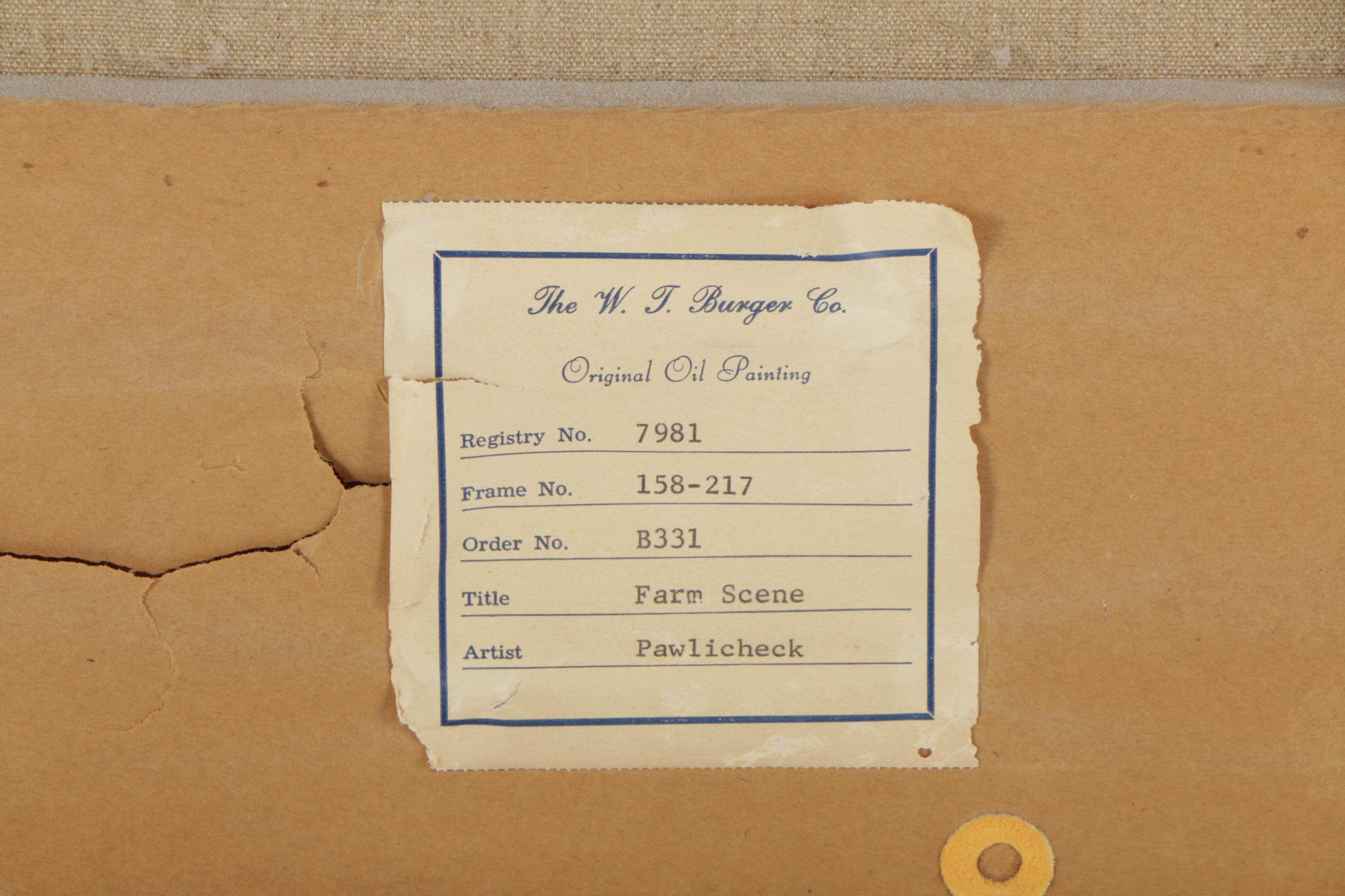 Hans Pawlitschek Oil Painting on Canvas Countryside Landscape