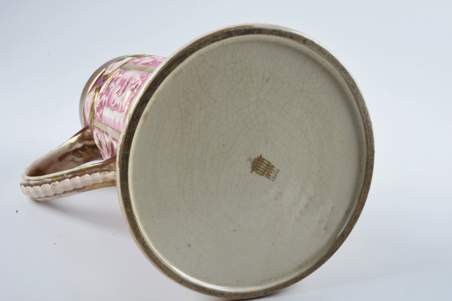 Zsolnay Ceramic Stein and Jug with Figural Relief Panels