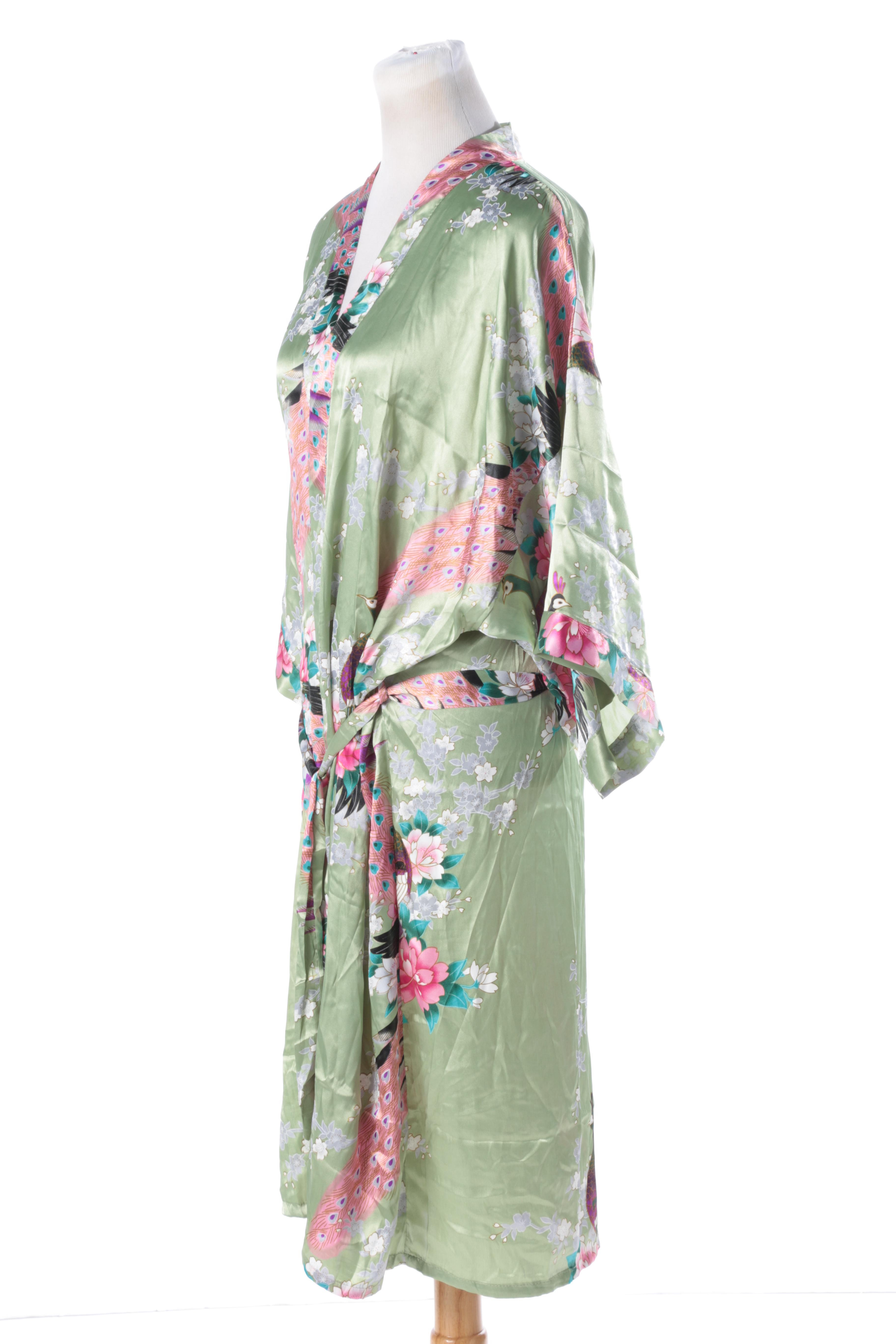 Women's Japanese Kimono Style Robe