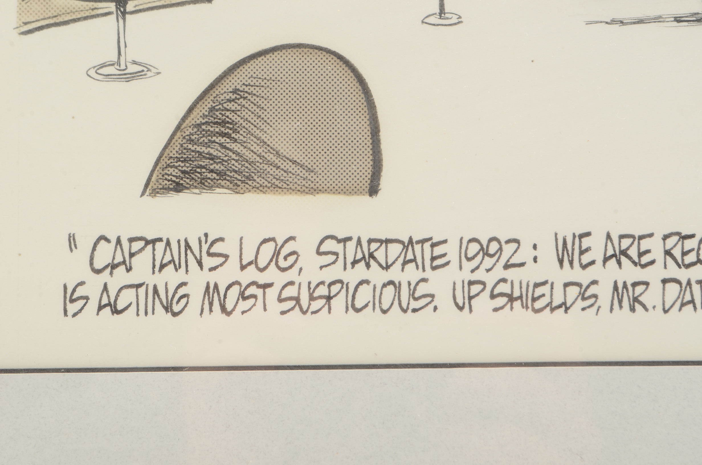 Jim Borgman Original 1992 Ink Cartoon Illustration Prototype for Cincinnati Enquirer