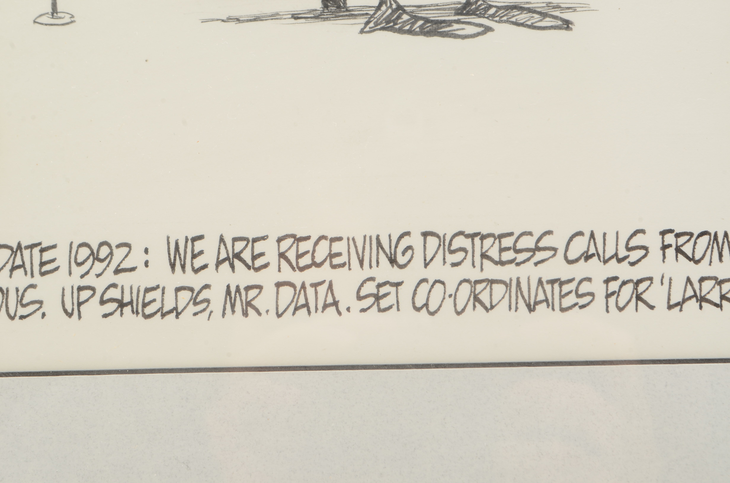 Jim Borgman Original 1992 Ink Cartoon Illustration Prototype for Cincinnati Enquirer