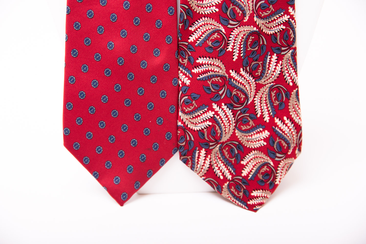 Christian Dior Red Silk Ties