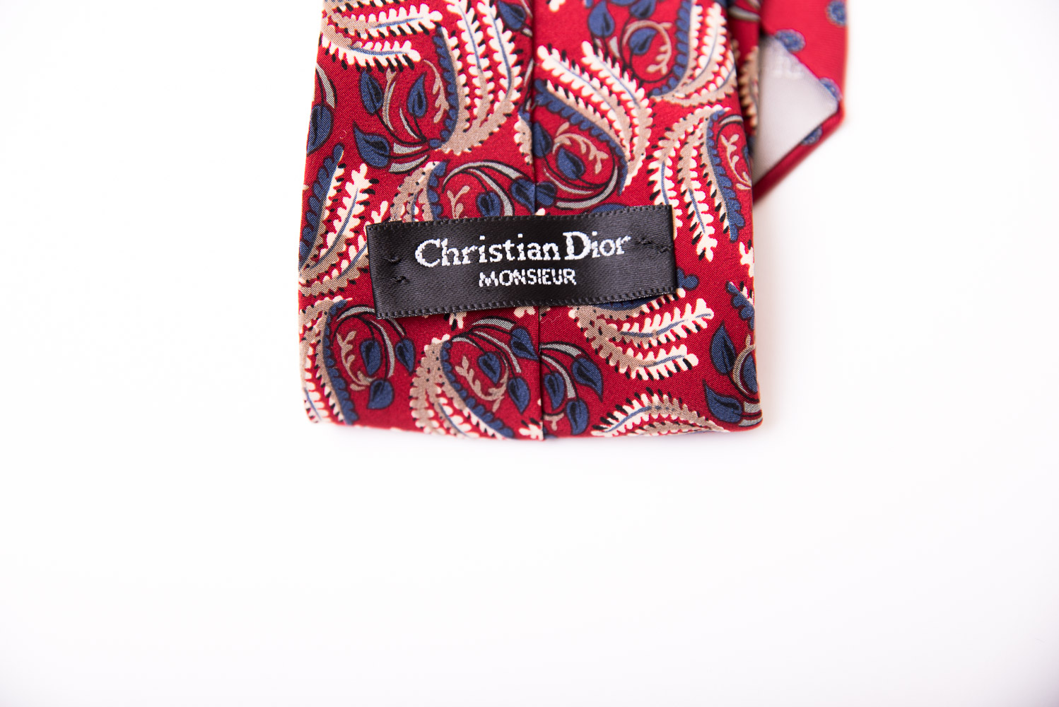 Christian Dior Red Silk Ties