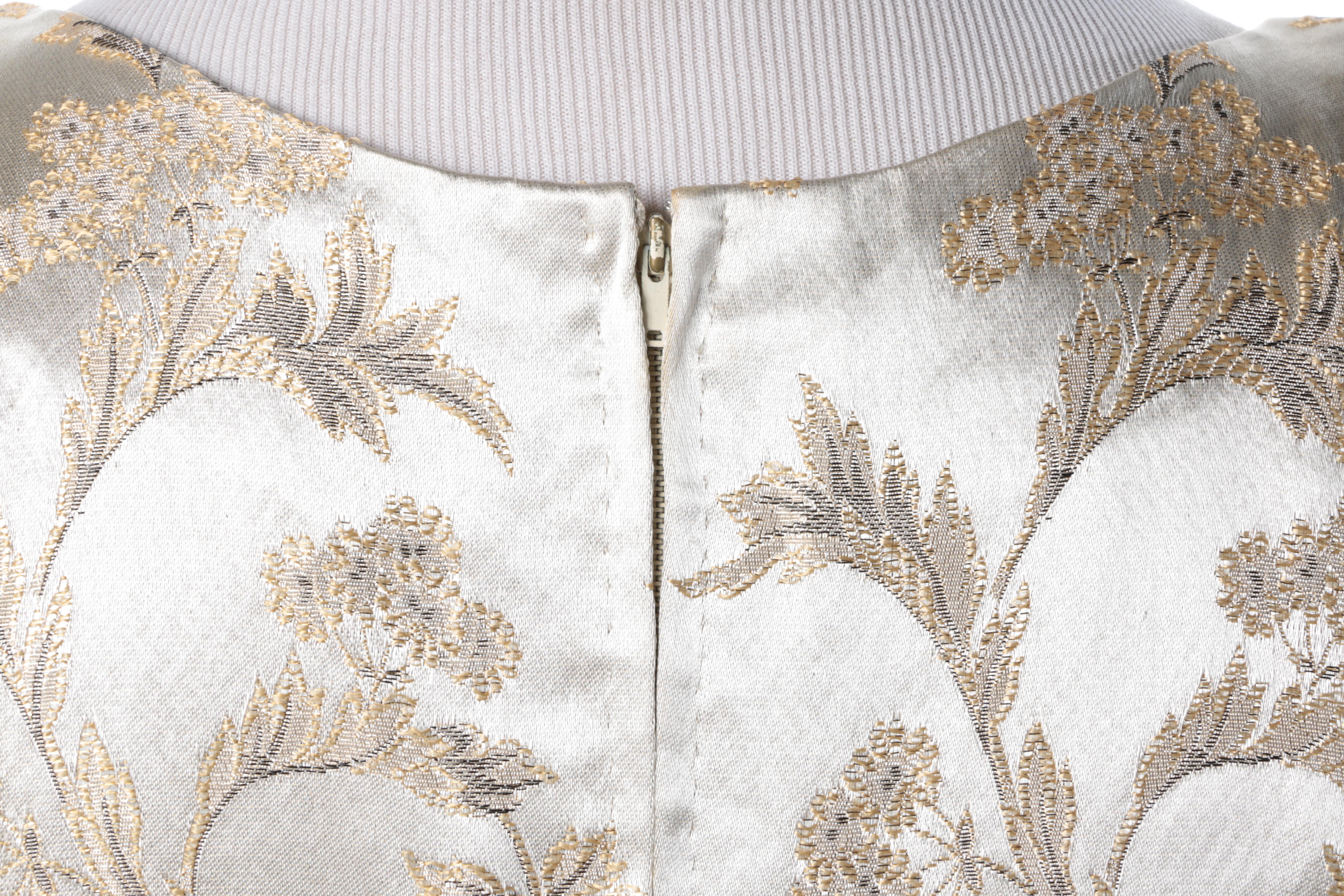 Women's Silk Brocade Dress With Jacket