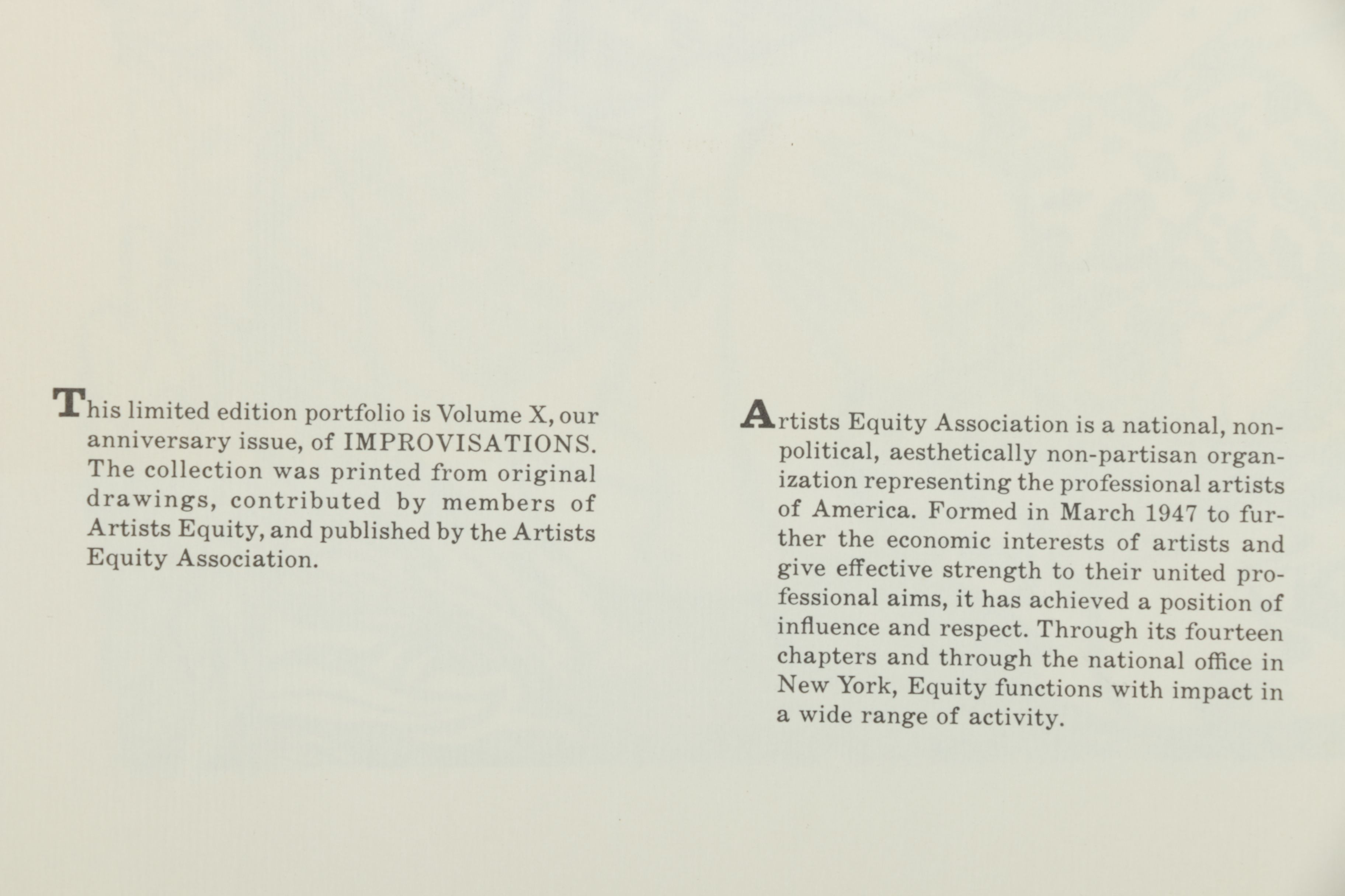 Vintage Mid-Century Folio of Loose Leaf Lithographs "27 Contemporary American Artists"