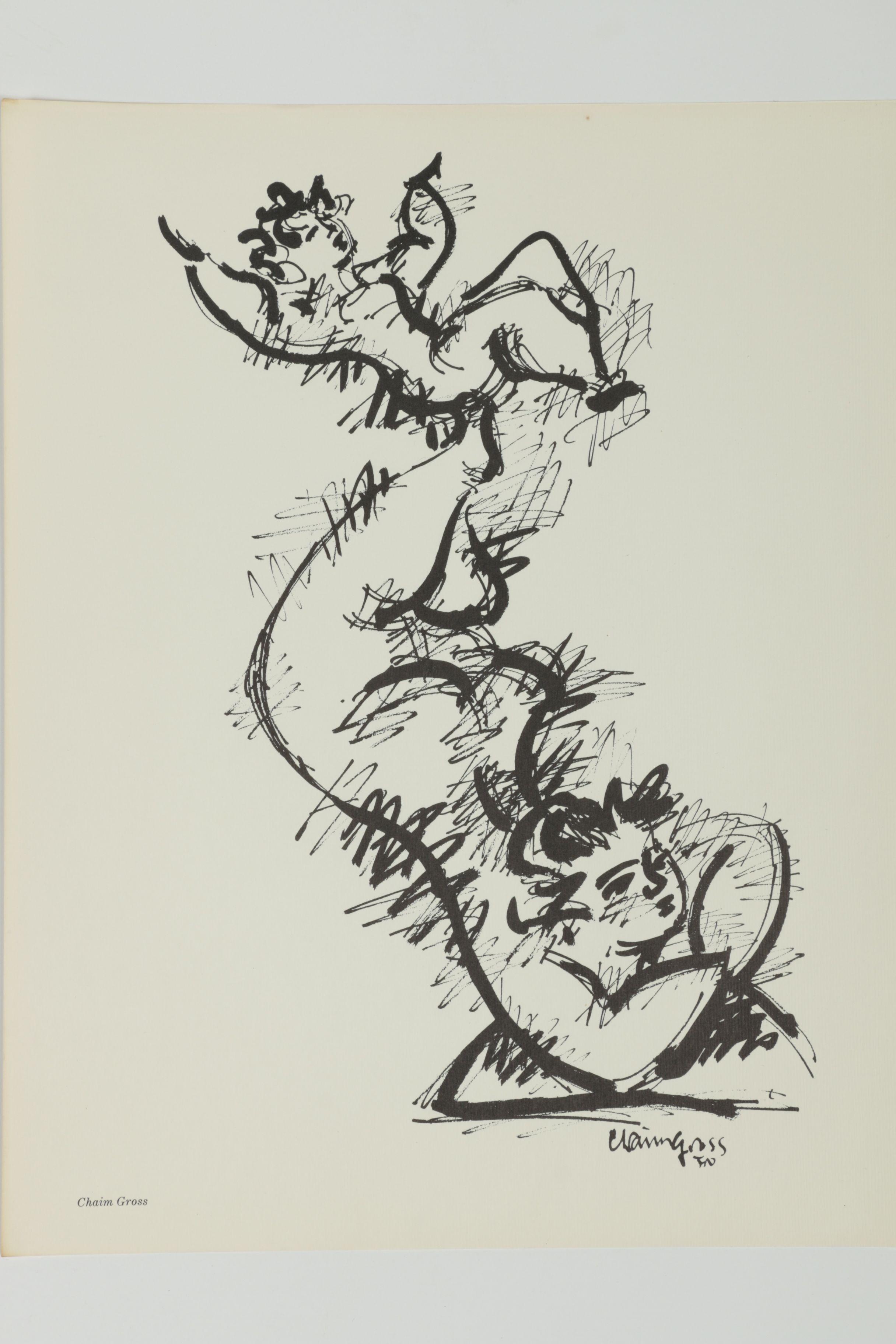 Vintage Mid-Century Folio of Loose Leaf Lithographs "27 Contemporary American Artists"