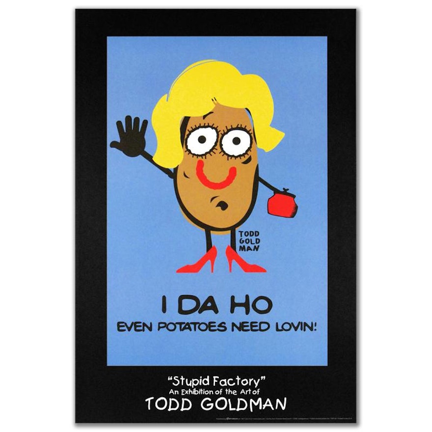 "I-DA-HO" Fine Art Litho Poster by Todd Goldman