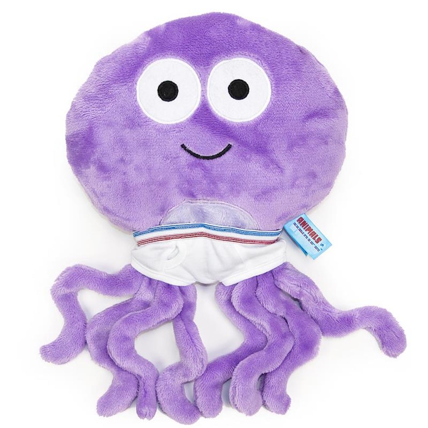 Ollie Octopus Plush Toy from Todd Goldman's "Animals in Undies" series