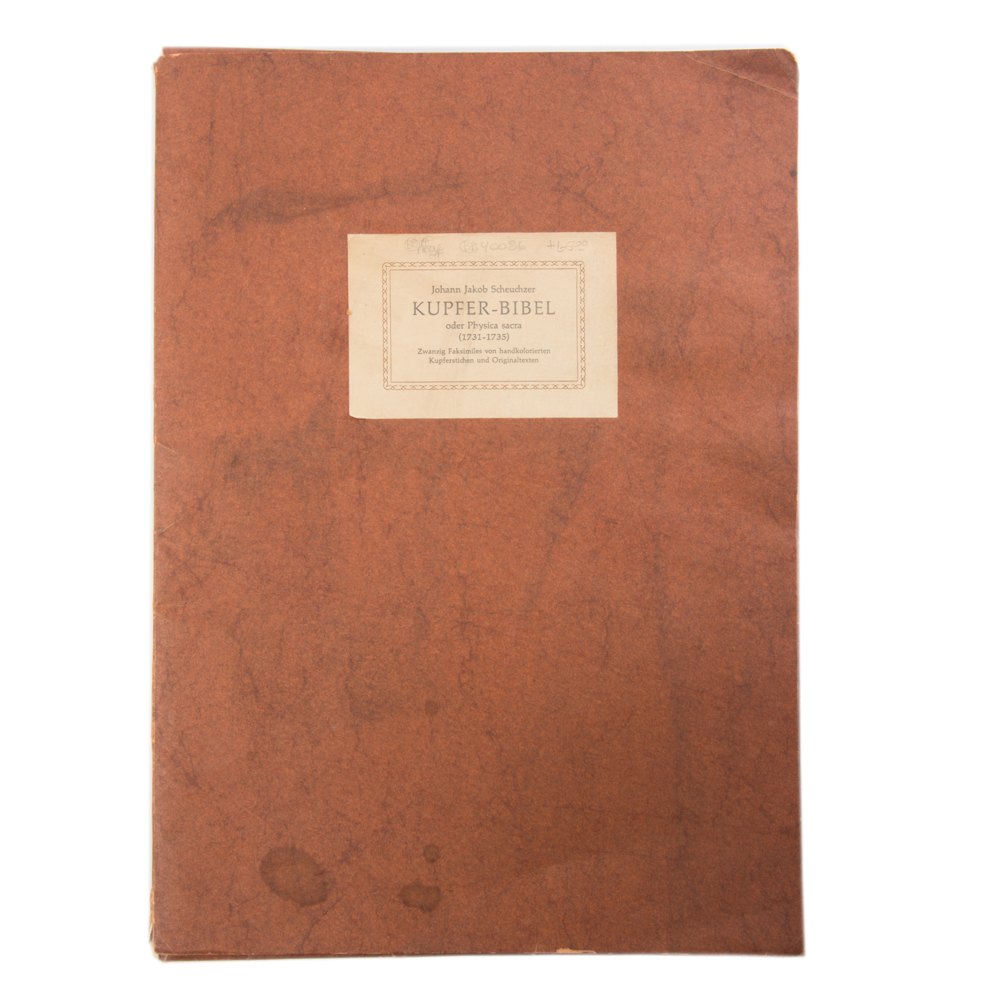 Vintage Reproduction Prints and Pages from Johann Jakob Scheuchzer's "Physica Sacra"