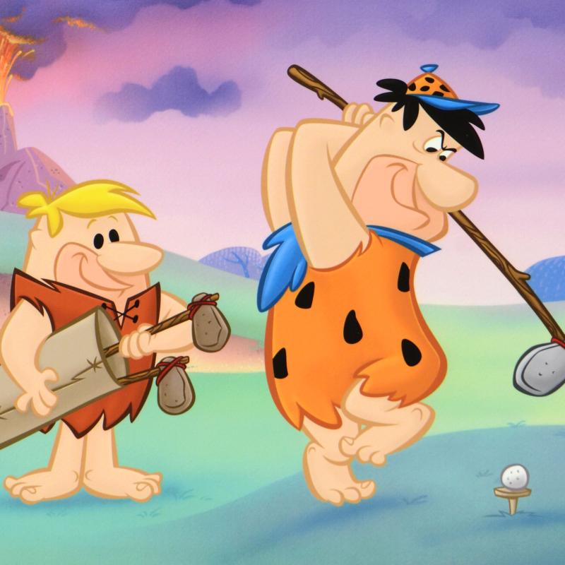 Limited Edition Giclee “Fred and Barney Golfing”