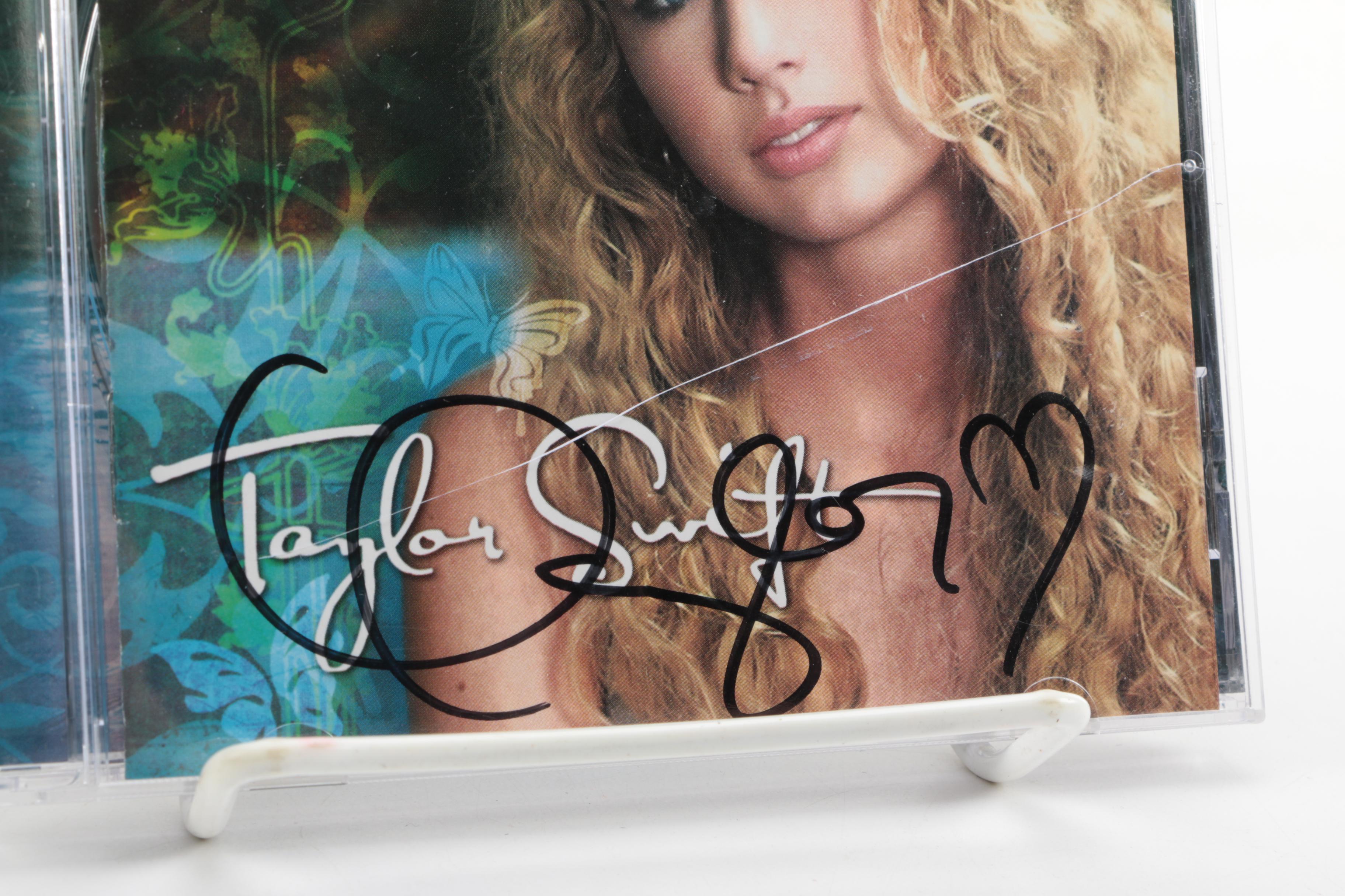 Taylor Swift Signed Debut CD "Taylor Swift"