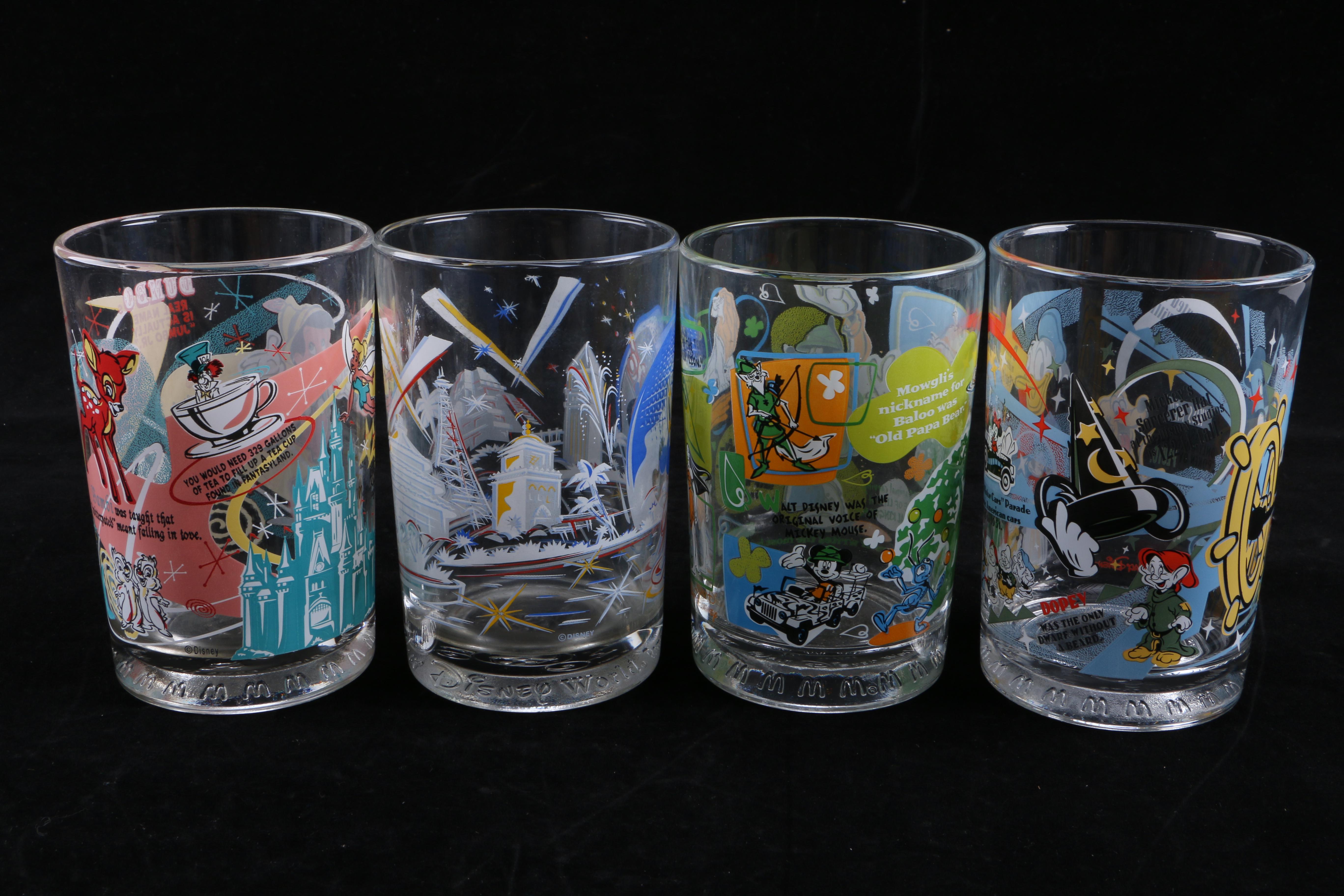 Disney Commemorative Collector Glasses