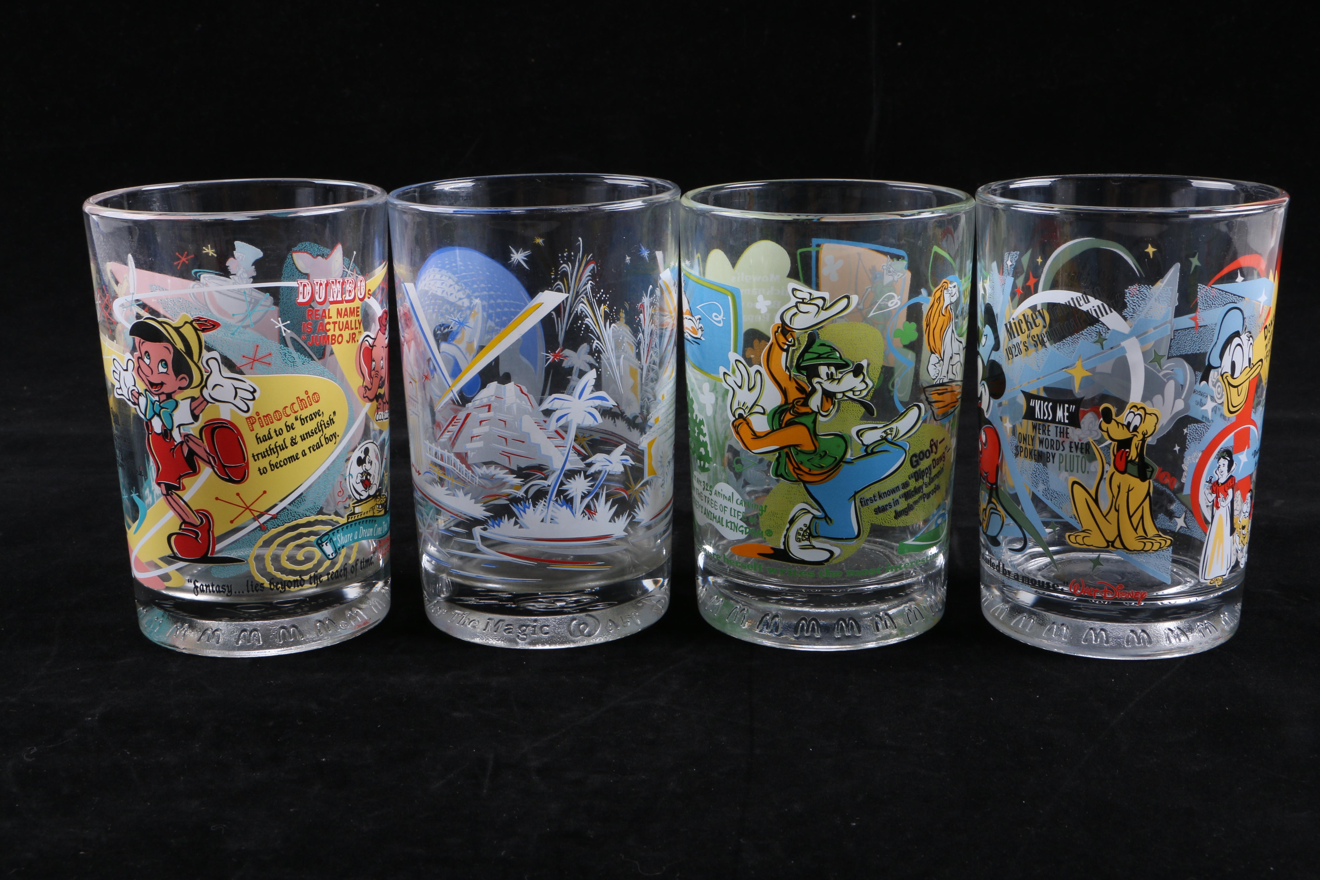 Disney Commemorative Collector Glasses