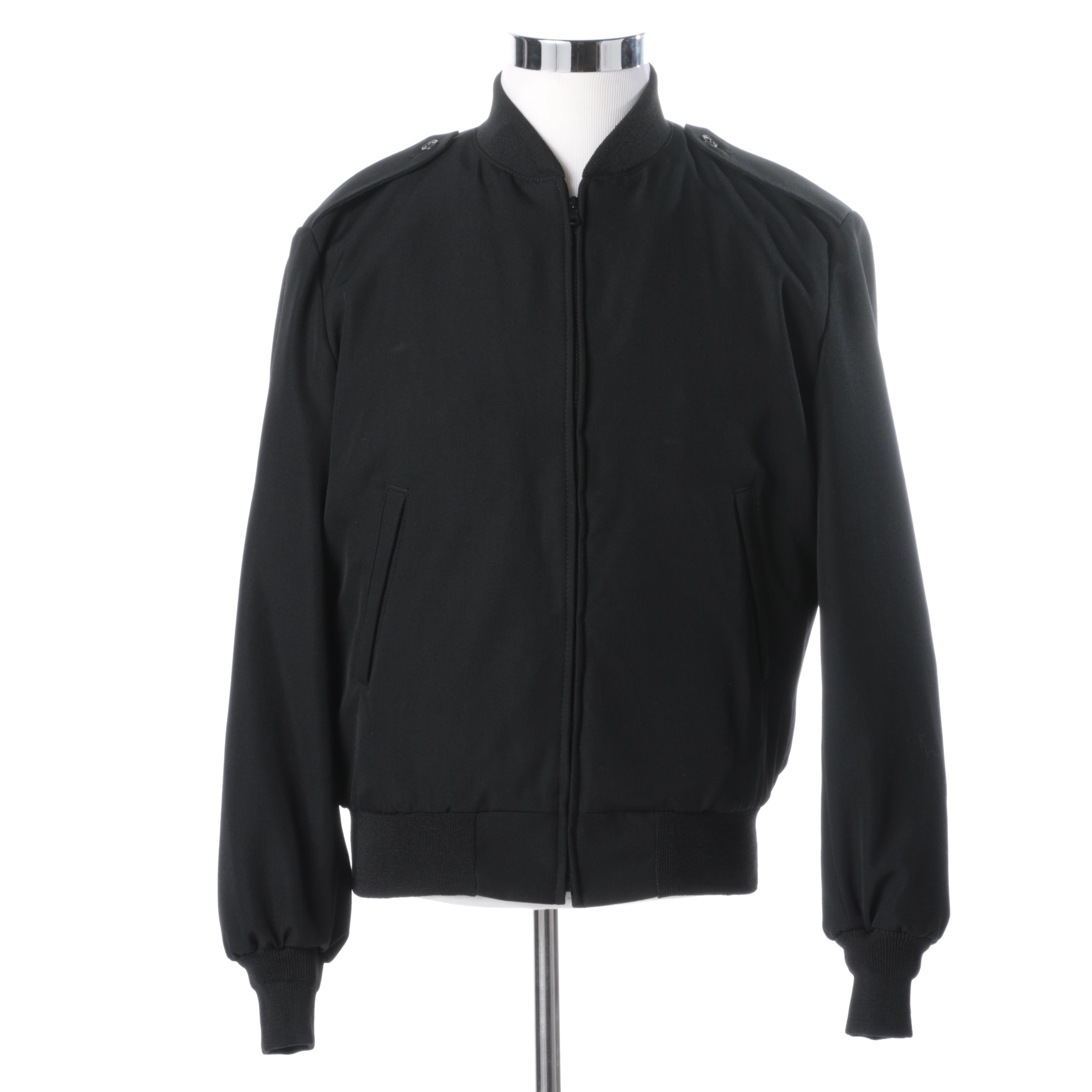 Sidran Men's Black Jacket With Removable Vest