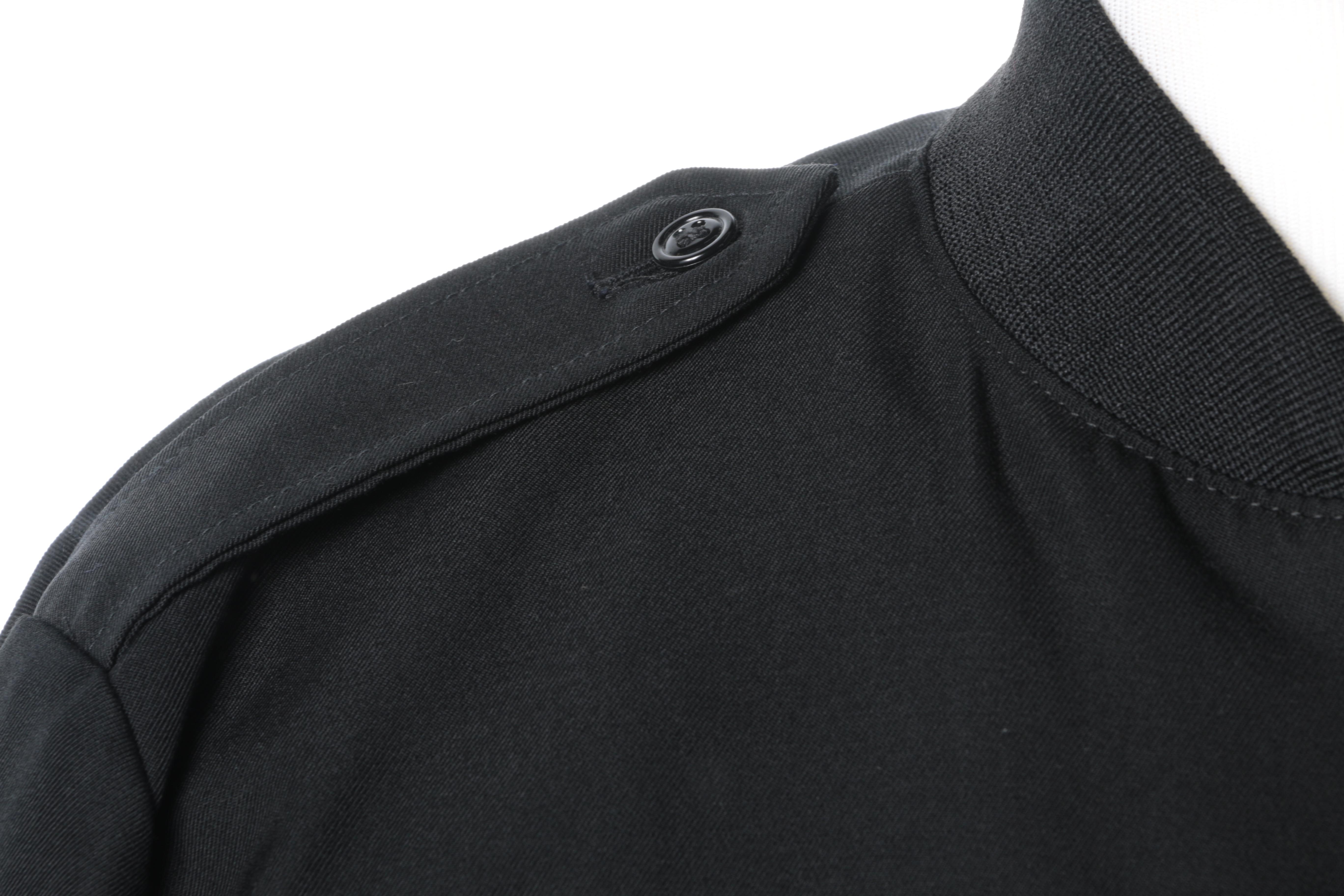 Sidran Men's Black Jacket With Removable Vest