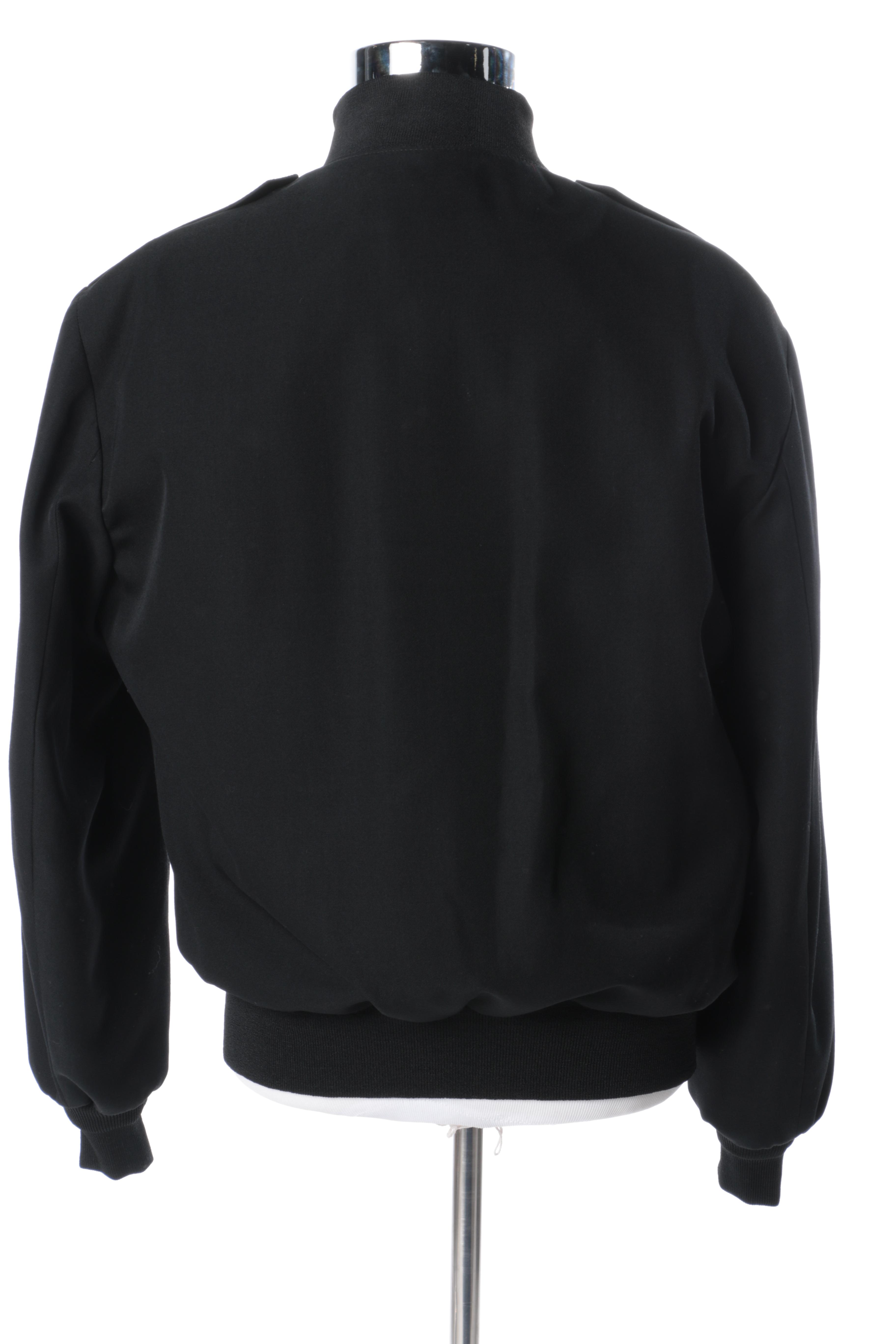 Sidran Men's Black Jacket With Removable Vest