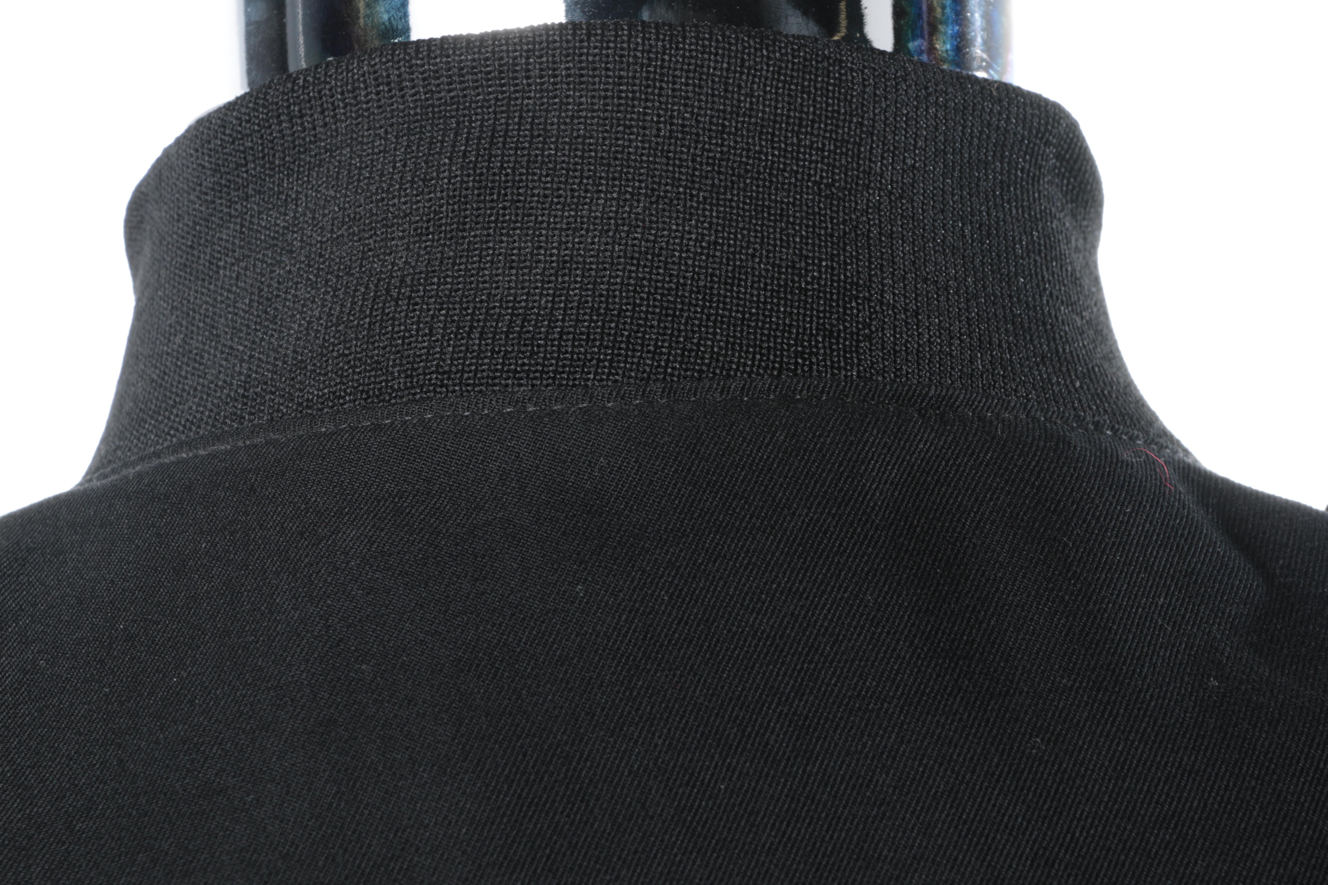 Sidran Men's Black Jacket With Removable Vest