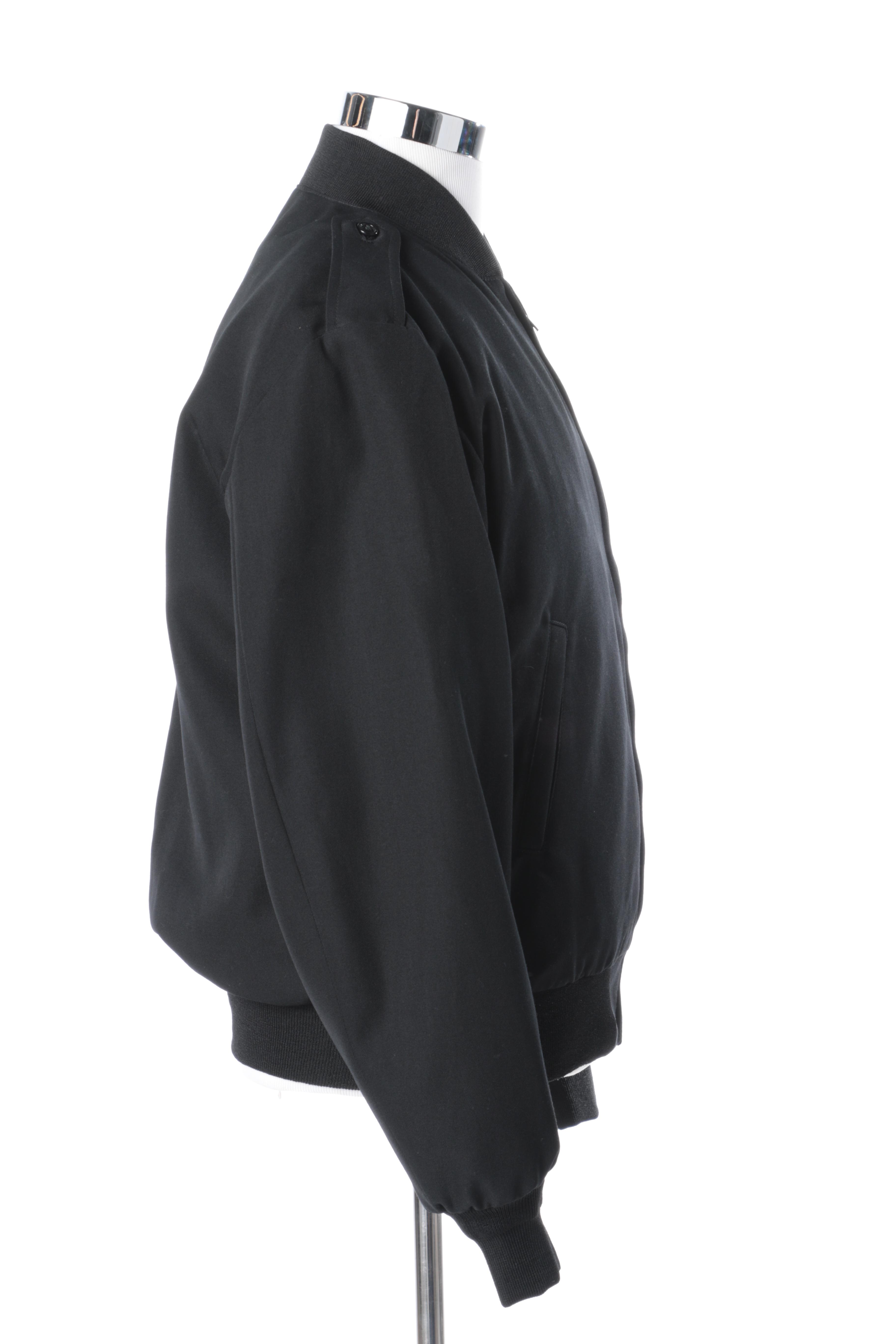 Sidran Men's Black Jacket With Removable Vest