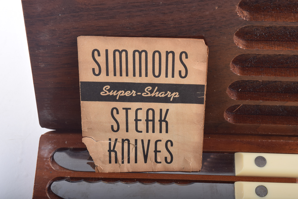 Vintage Bakelite-Handled Knives by Simmons and Geneva Forge