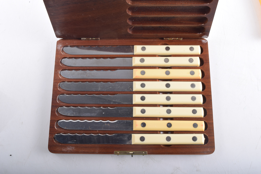 Vintage Bakelite-Handled Knives by Simmons and Geneva Forge