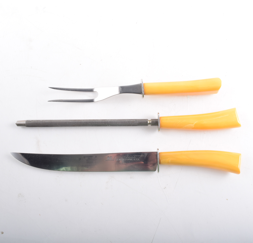 Vintage Bakelite-Handled Knives by Simmons and Geneva Forge