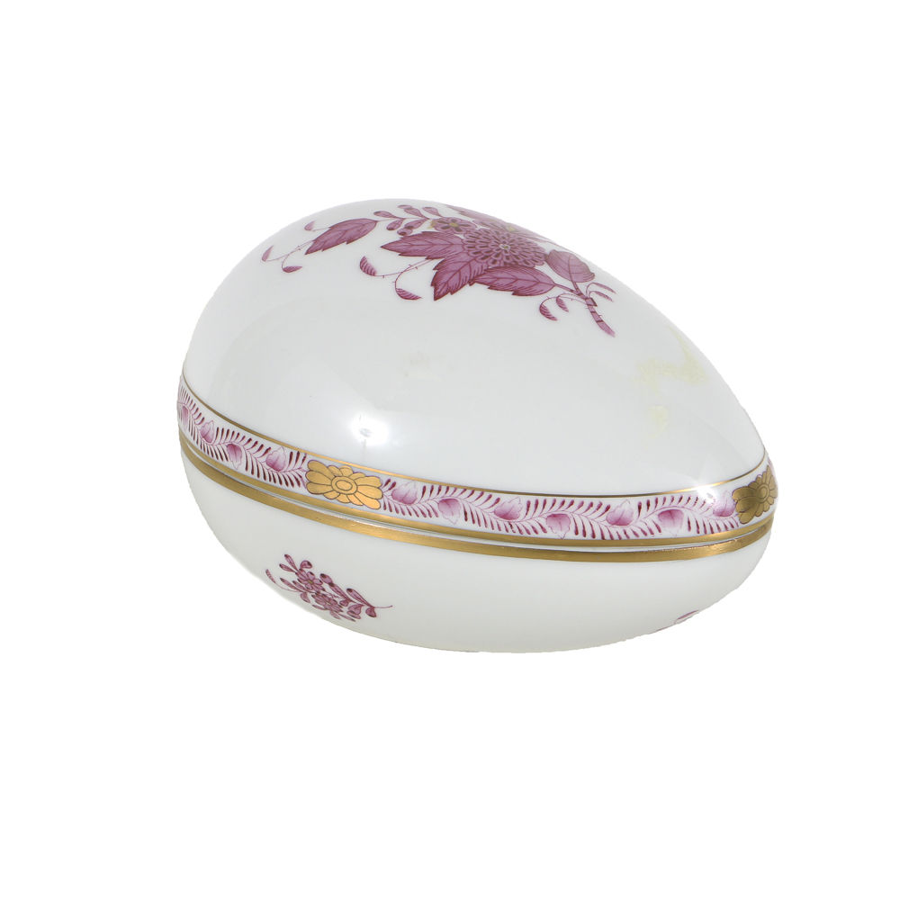 Herend "Chinese Bouquet Raspberry" Egg Box