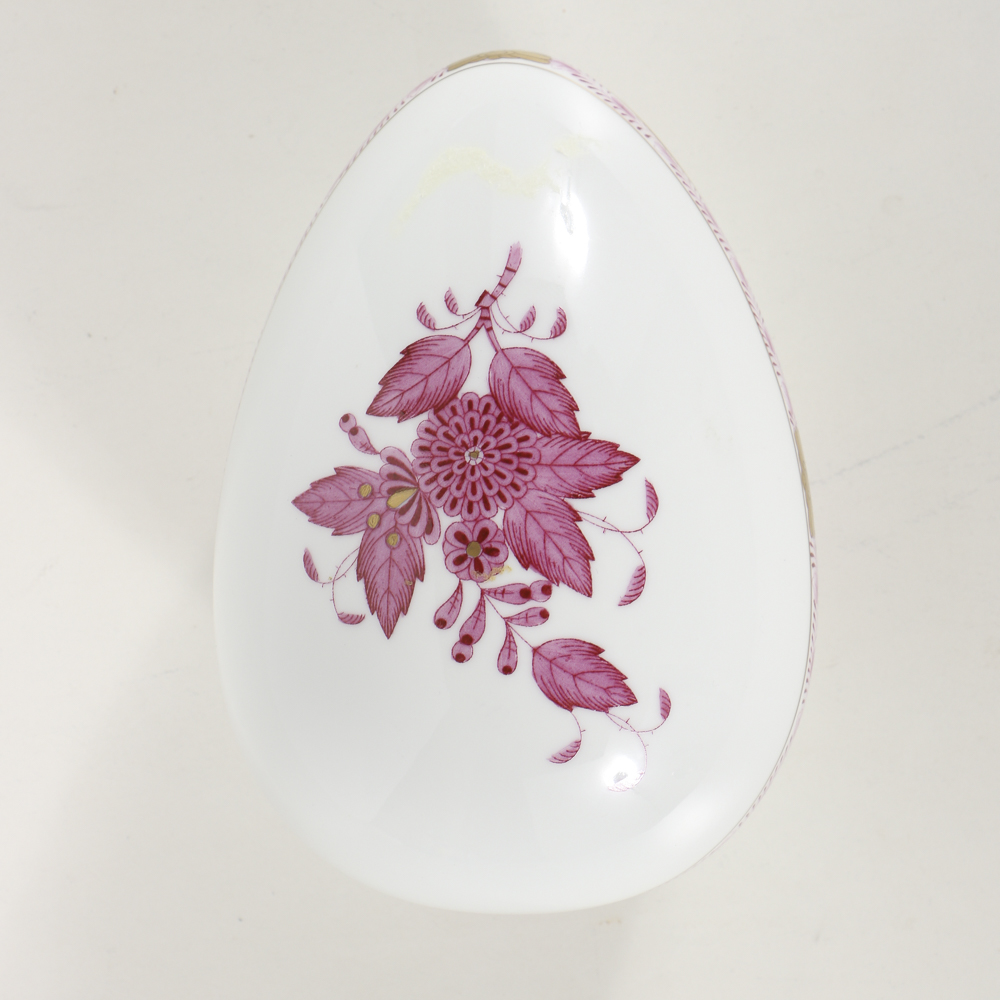 Herend "Chinese Bouquet Raspberry" Egg Box