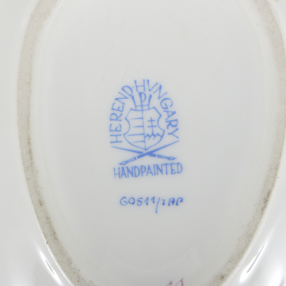 Herend "Chinese Bouquet Raspberry" Egg Box