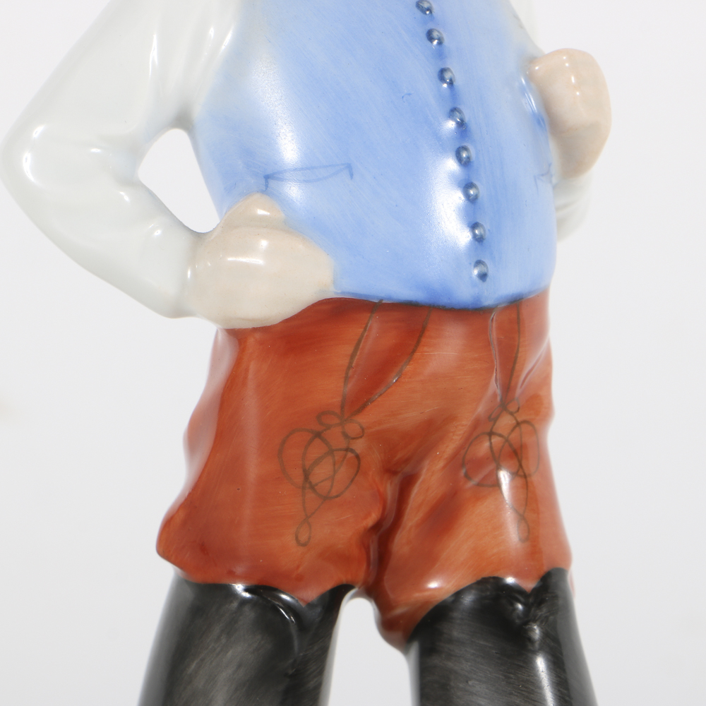 Herend Porcelain Figurine Of Little Tom Thumb