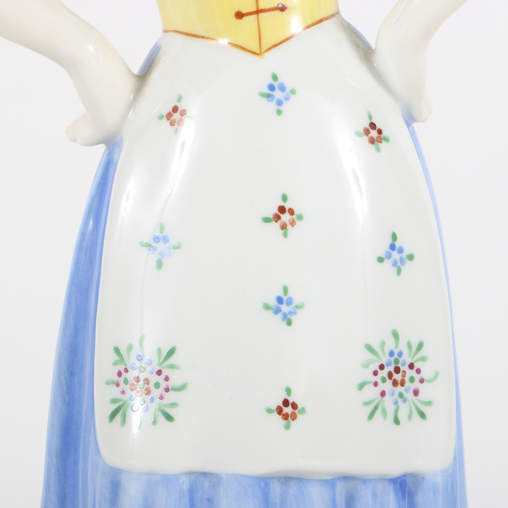 Herend Porcelain Peasant Woman Figurine